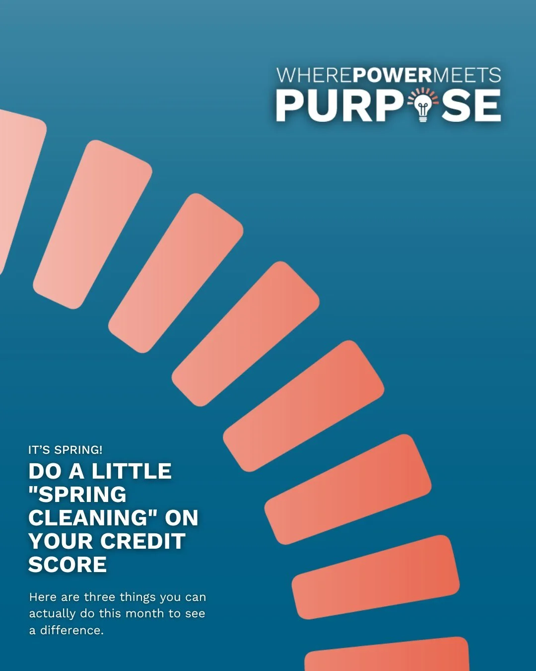 While you&rsquo;re cleaning out the garage, let&rsquo;s do a little "spring cleaning" on your credit score, too.

A better score isn&rsquo;t about magic&mdash;it&rsquo;s about maintenance. Here are three things you can actually do this mont