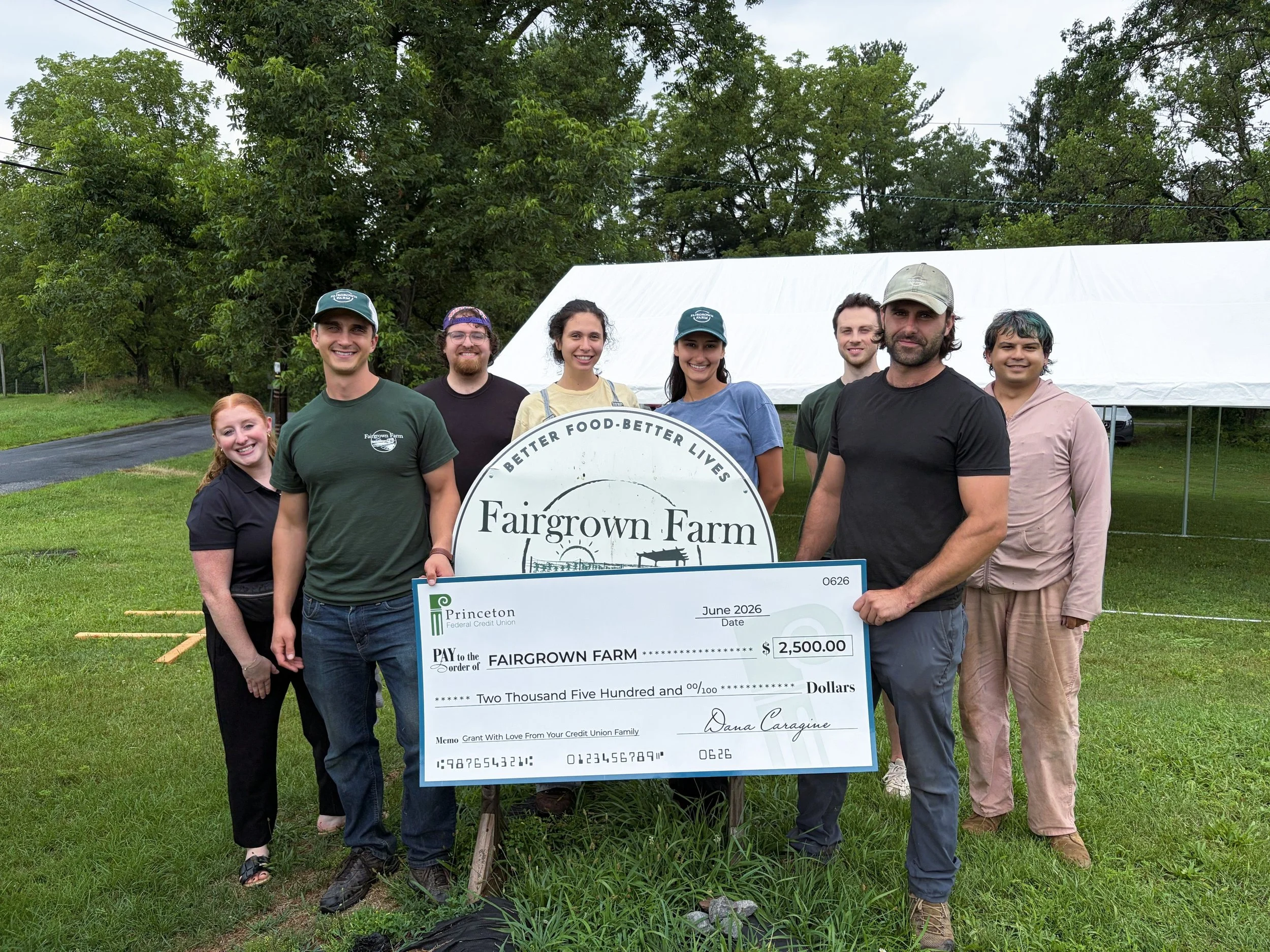 🌿 Princeton Federal Credit Union was honored to award a portion of the Small Business Recovery Grant Program funds to PFCU Select Employer Group Fairgrown Farm through our partnership with the Federal Home Loan Bank of New York.

As a local farm ded