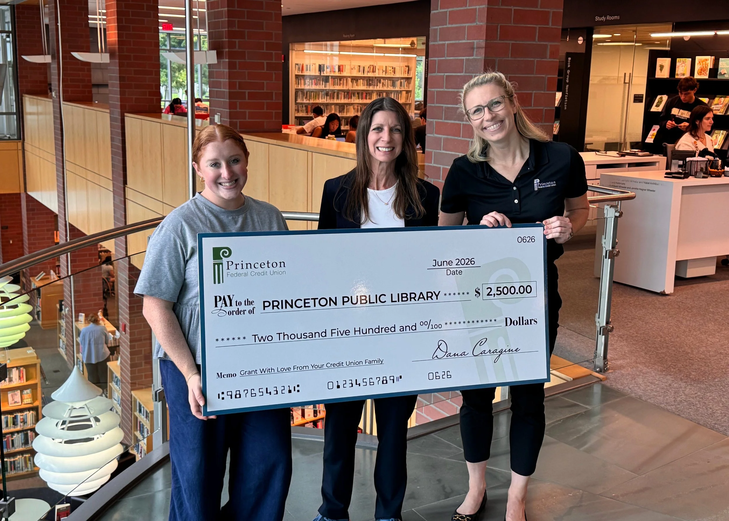 🎉 Congratulations to Princeton Public Library on receiving a grant through the Federal Home Loan Bank of New York's (FHLBNY) Small Business Recovery Grant Program, awarded in partnership with Princeton Federal Credit Union!

As a longtime community 