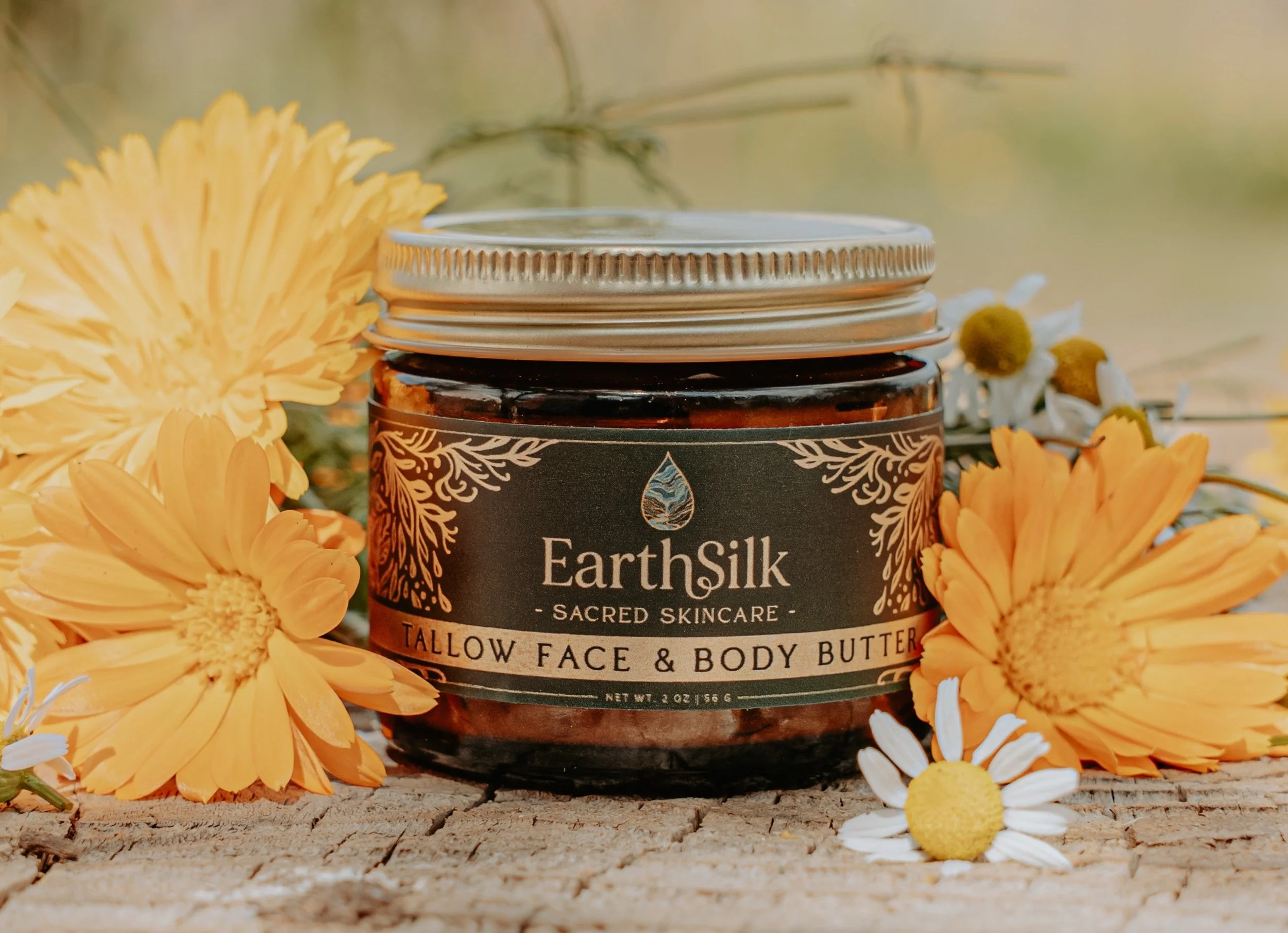 EarthSilk Face + Body Tallow Butter 2oz