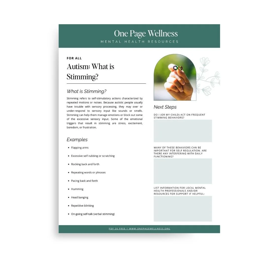 Autism: What is Stimming?