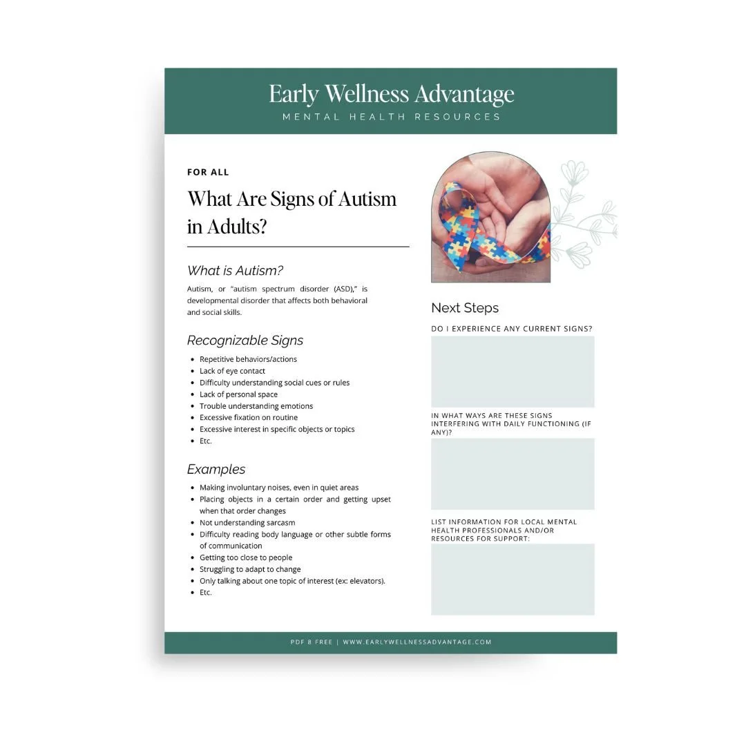 What Are Signs of Autism in Adults?