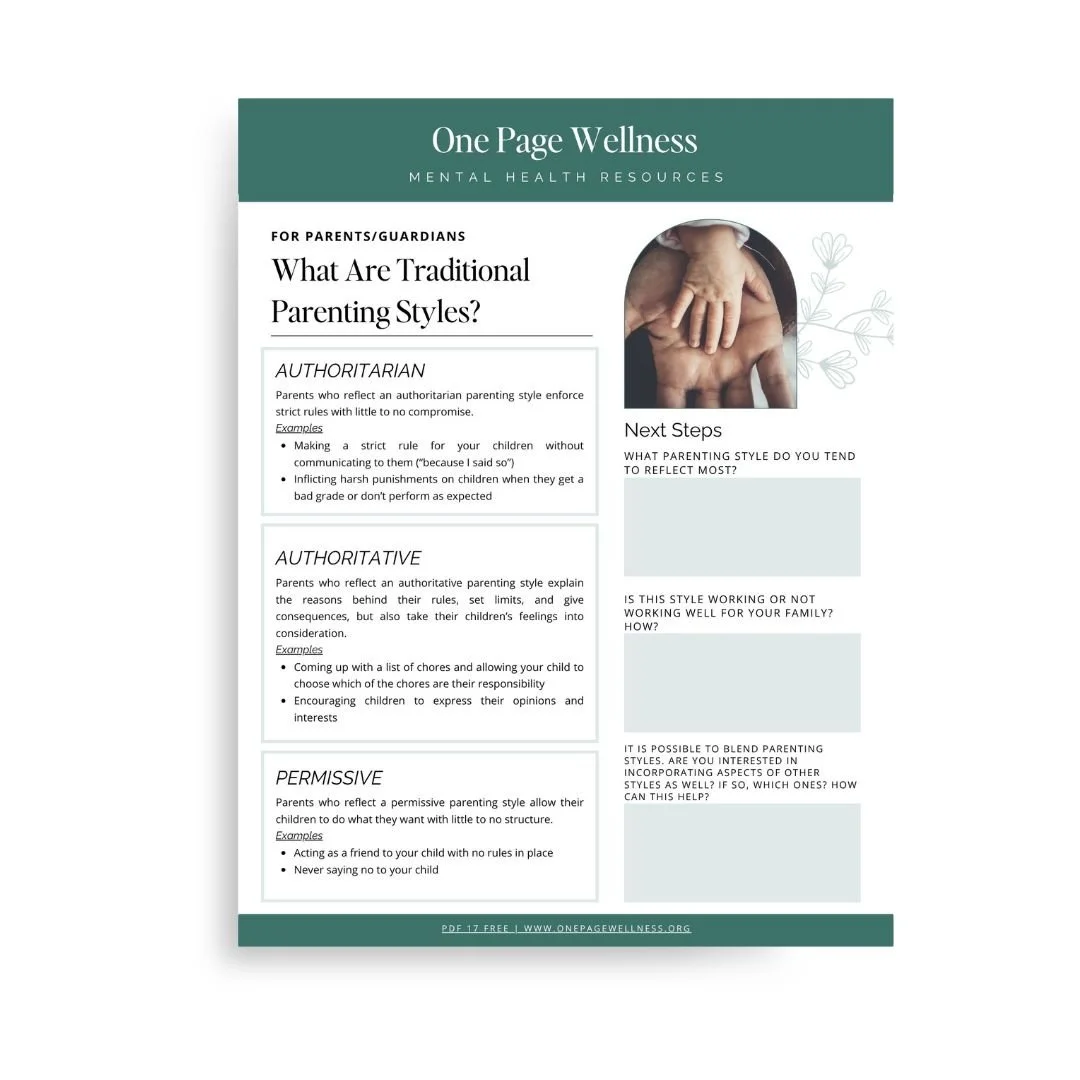 What Are Traditional Parenting Styles?