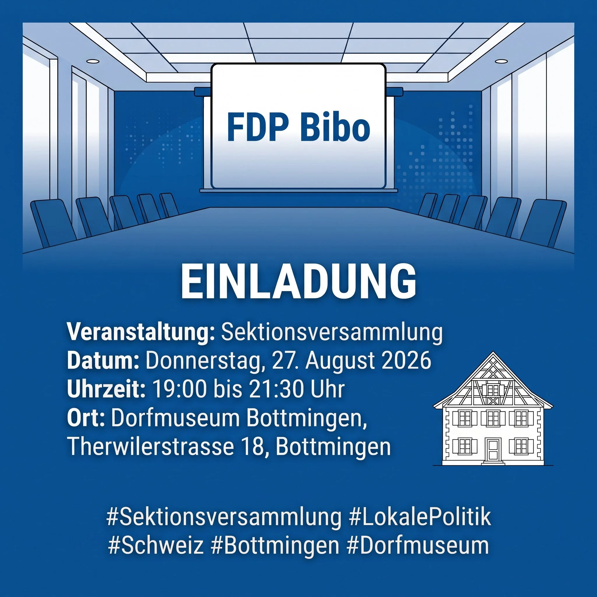 Sektionsversammlung FDP Bibo