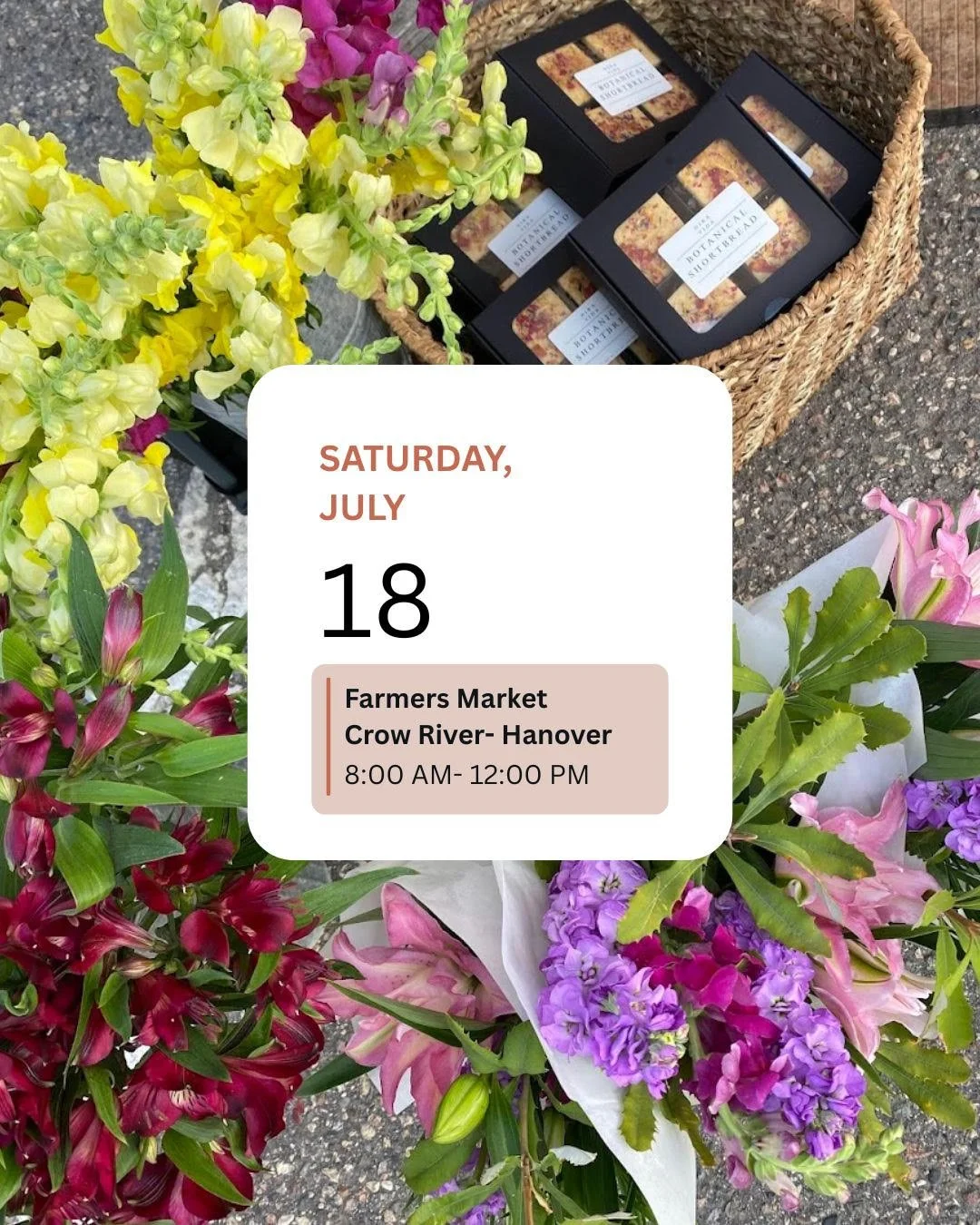 bread and flowers