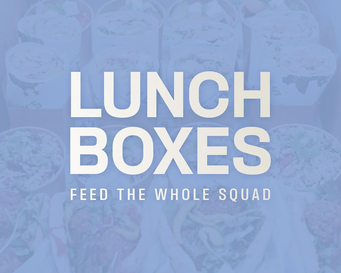New at Tilly&rsquo;s: Lunch Boxes 🚨

We&rsquo;re making group meals easier than ever. Perfect for office lunches, team meetings, or any gathering, each Lunch Box comes individually packaged with a main, side, and dessert&mdash;fresh, healthy, and re