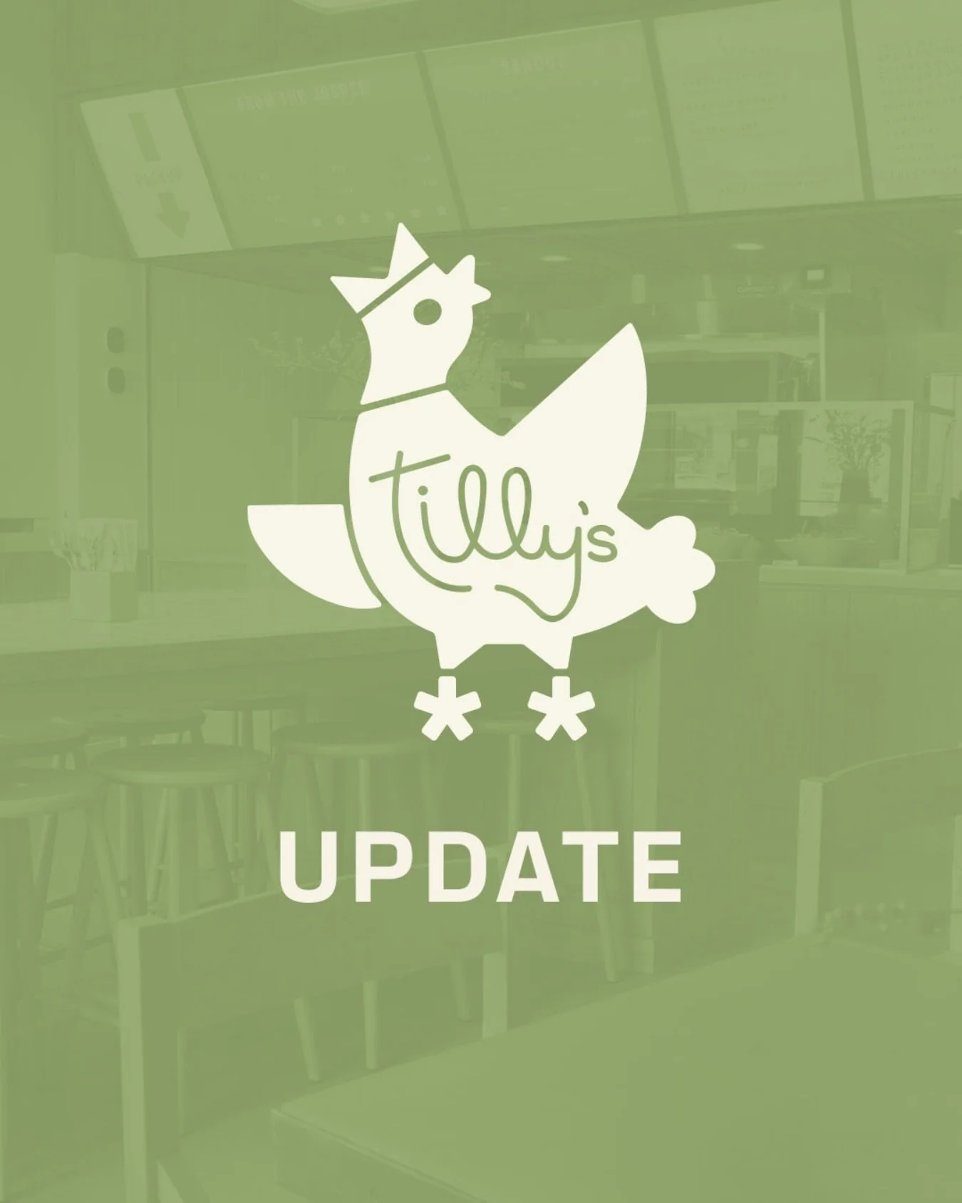 Things are changing at Tilly&rsquo;s.

To keep up with our growing events and catering, we&rsquo;re transitioning our Kimball Junction space into a dedicated commissary &amp; catering kitchen.

While this means you can no longer drop by Tilly&rsquo;s