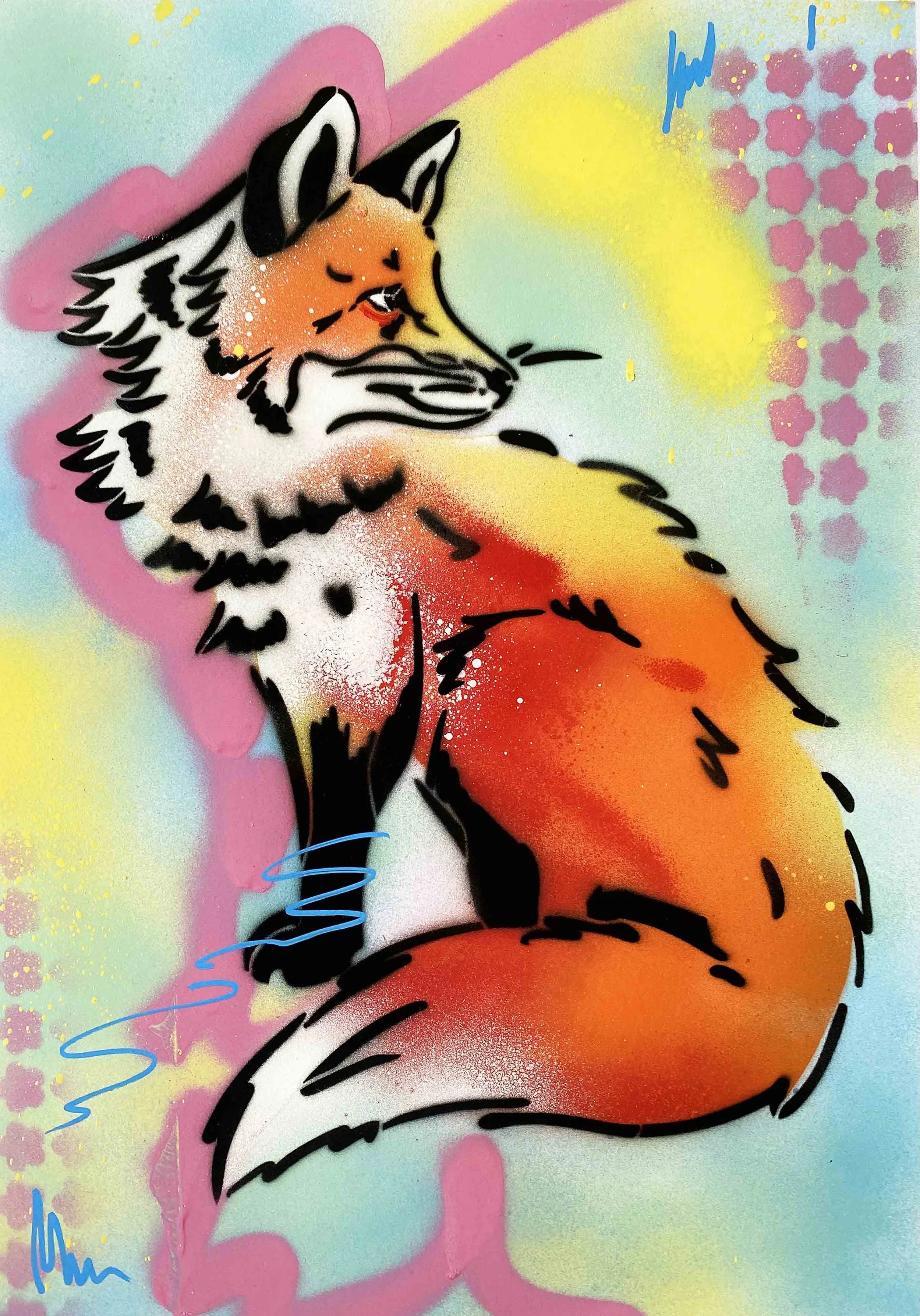 'Stray' the fox  - Original Art