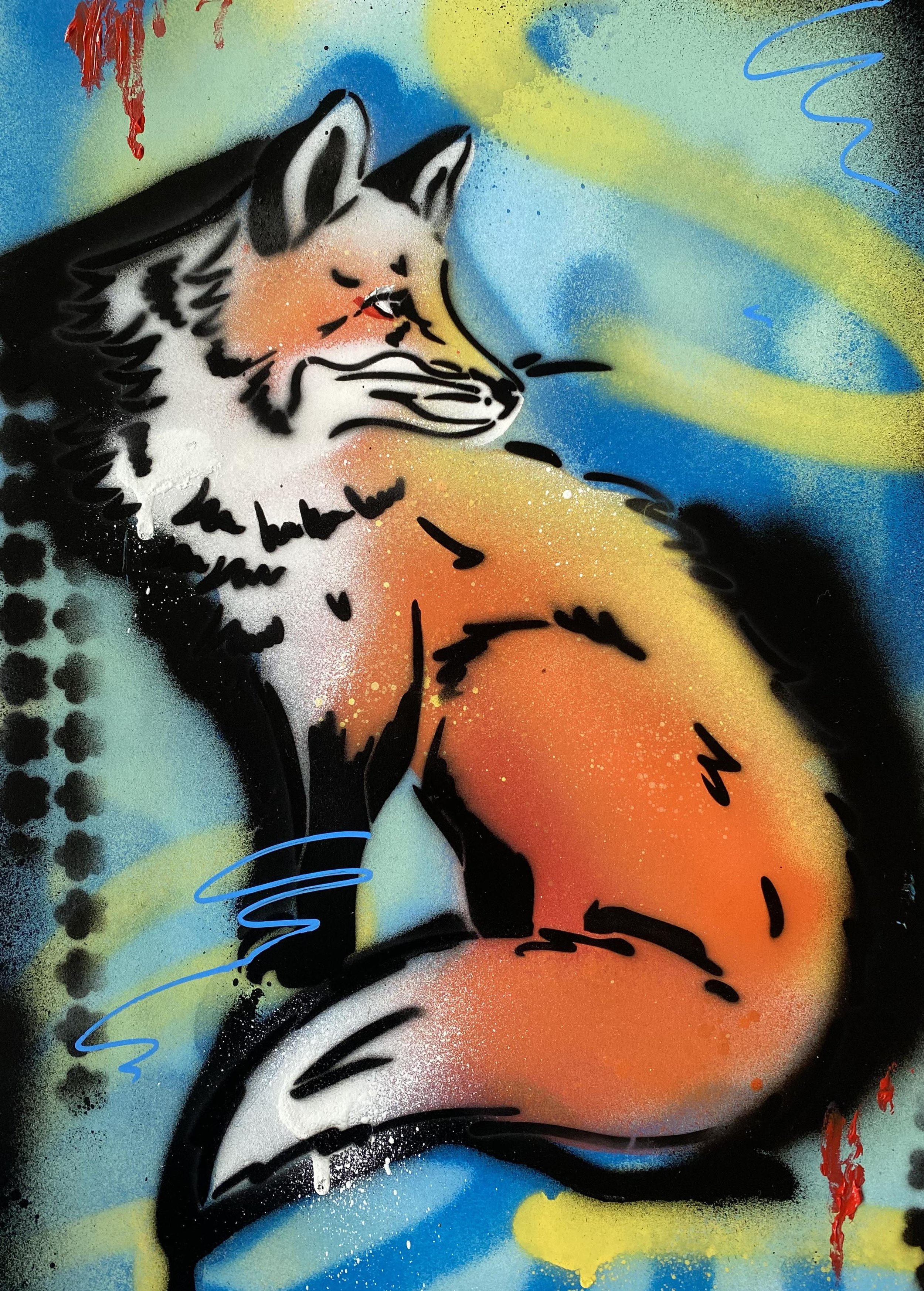 'Stray' the fox  - Original Art