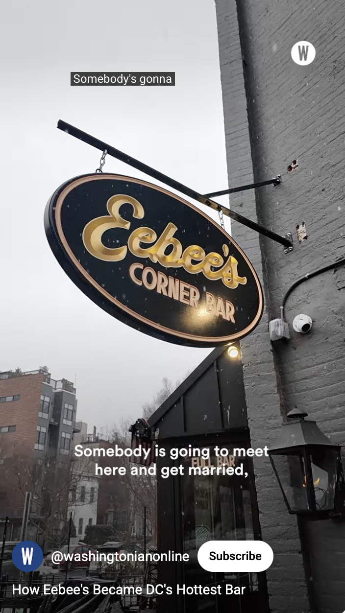 How Eebee’s Became DC’s Hottest Bar