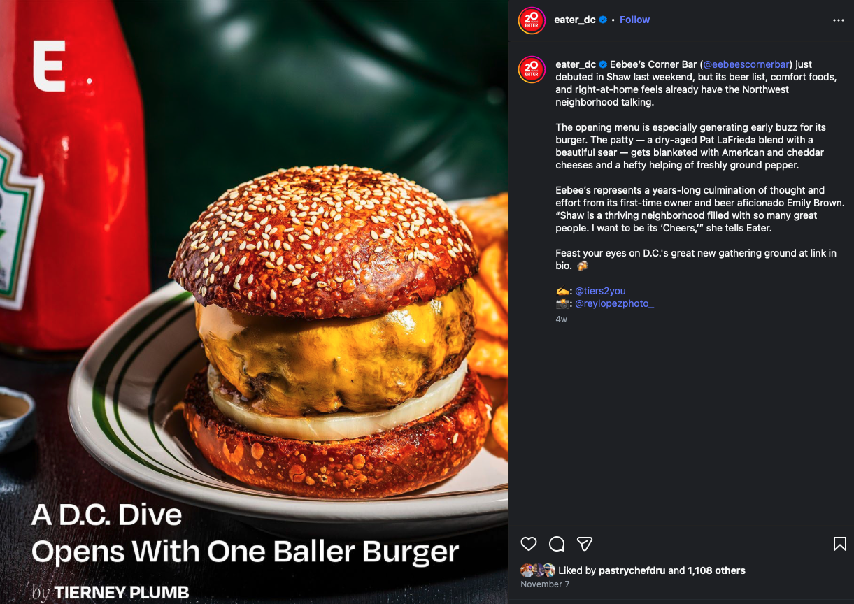 A D.C. Dive Bar Opens with One Baller Burger 