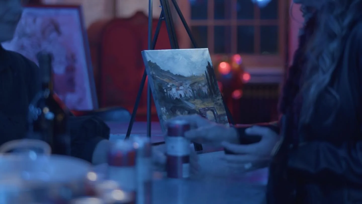 Some stills of a few pieces from last week&rsquo;s Art Gallery Night @the2700building I&rsquo;m so happy with how this work was received! Paintings are available for purchase on my website 🩷 #art #gallery