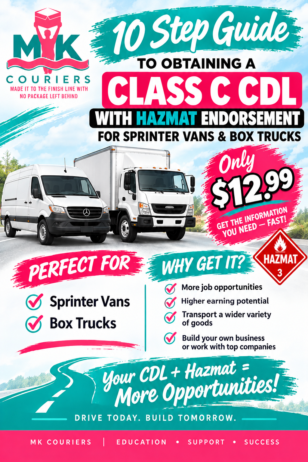 Class C CDL w/ Hazmat Endorsement Guide