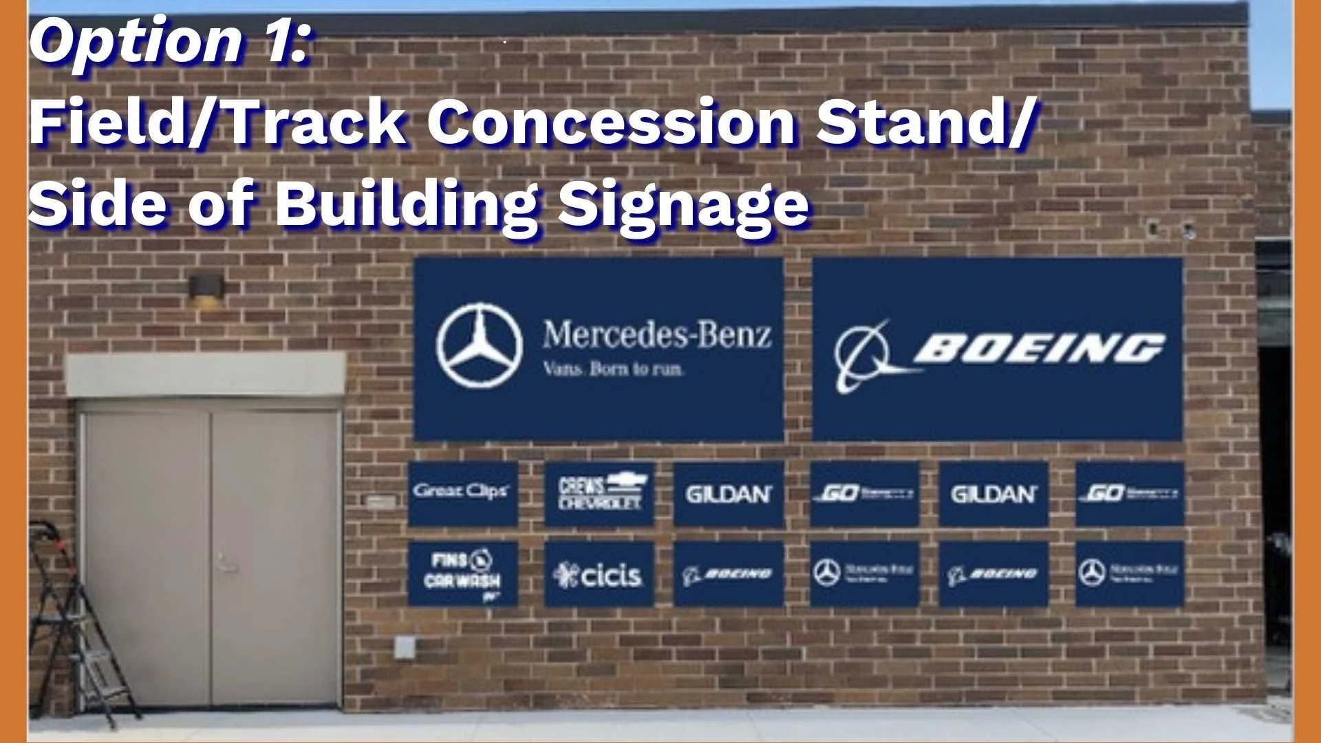 Option 1: Concession Stand Wall Signage