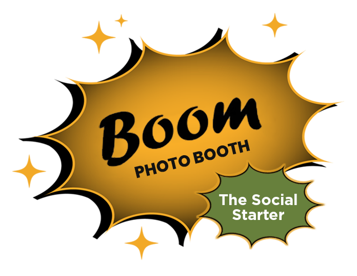 The Social Starter Photo Booth Rental (includes personalized color on the photo strip, 2 lines of text on the photo strip, personalized online gallery , props, endless pics and digital shares)