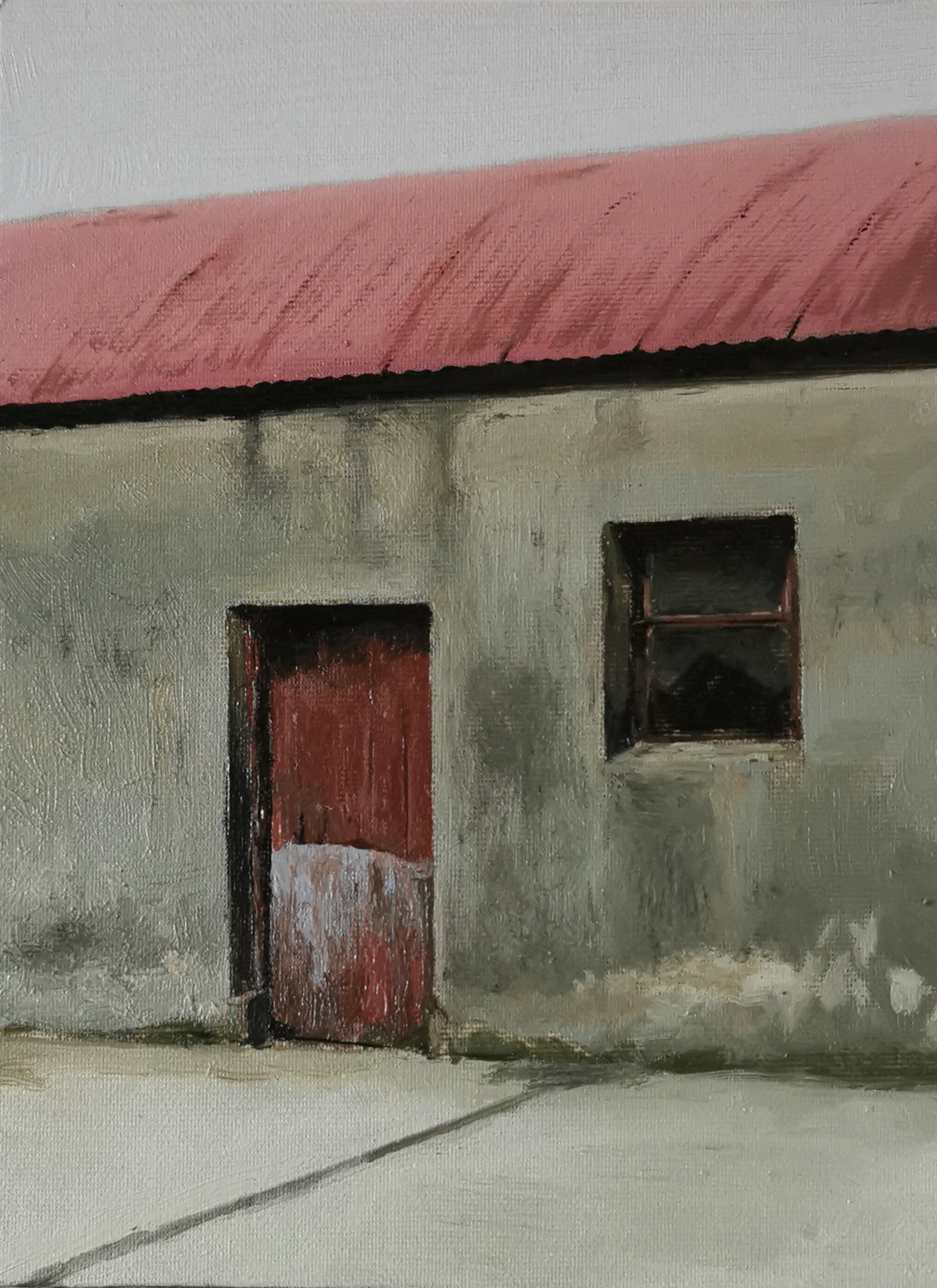 In the yard Rathgreat Oil on board 18x24cm €400.jpg