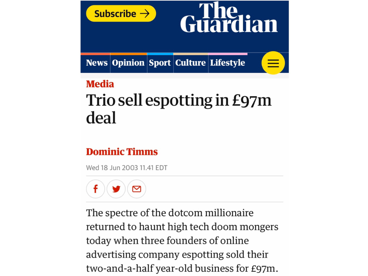 Espotting