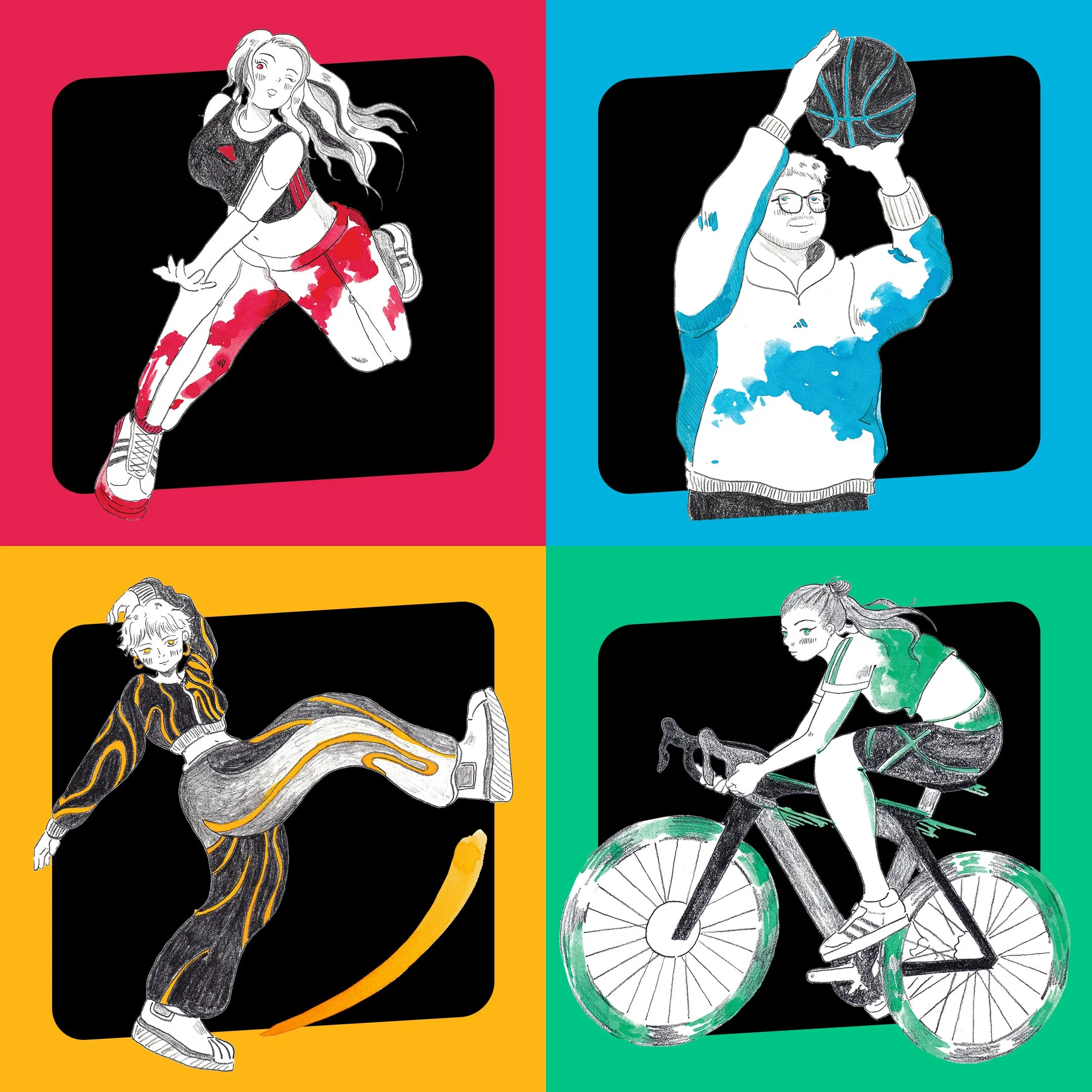 adidas x GUAP Originals Creator Network - Collectible Card Illustration
