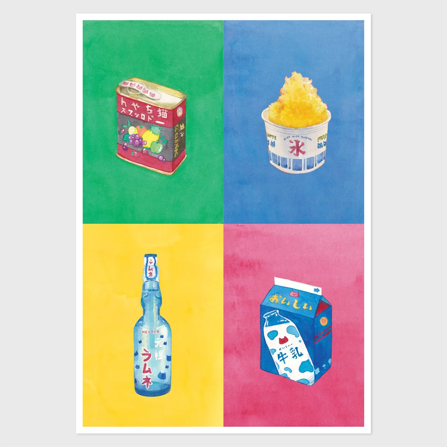Things in Japan - Art Print (A3)
