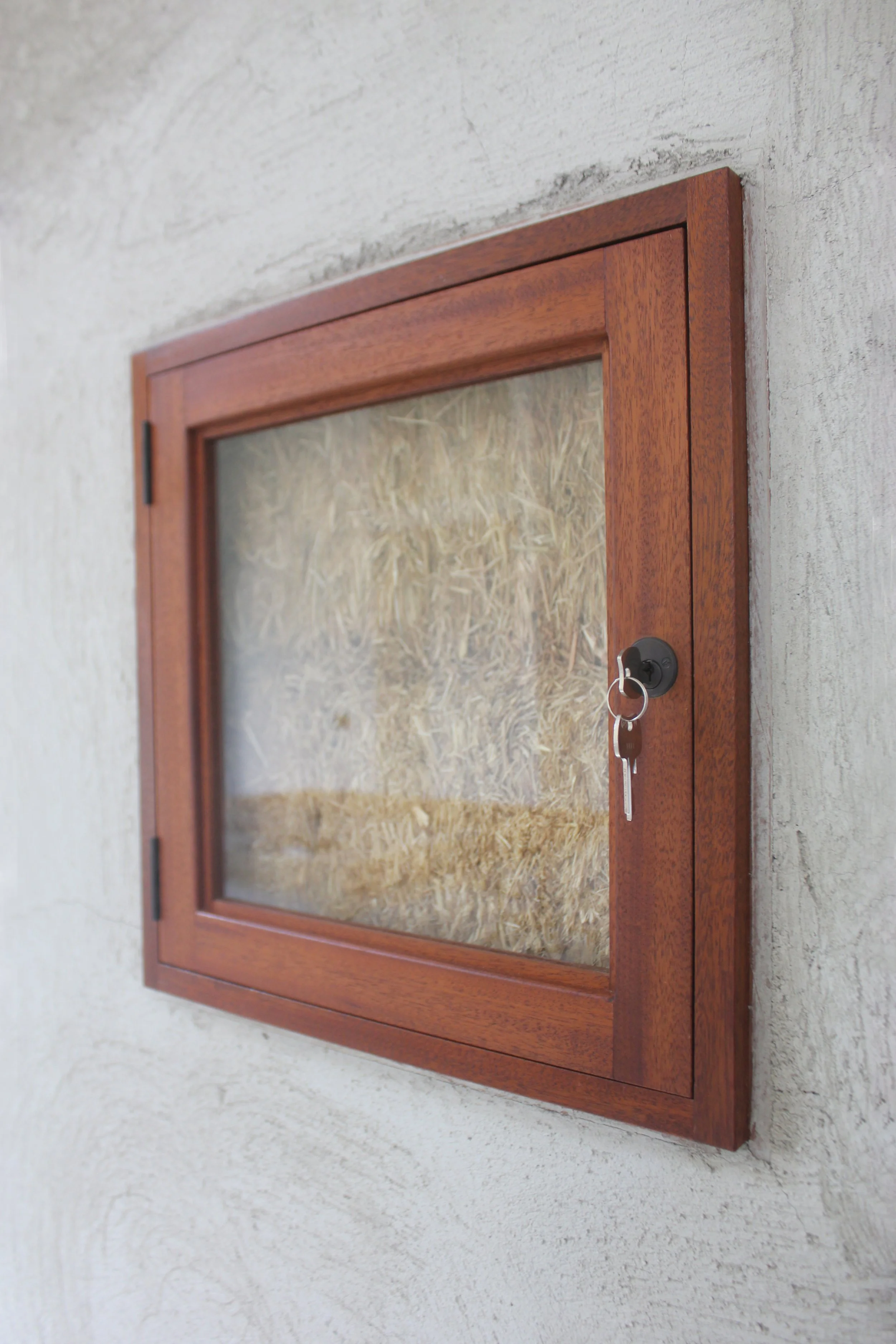 Strawbale Truth Window