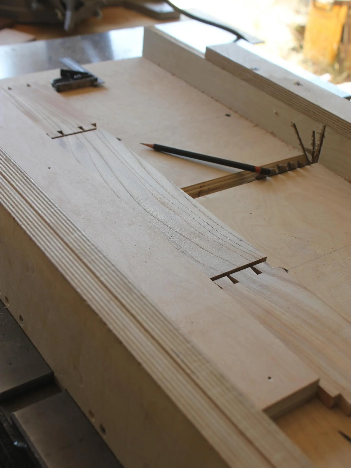 Elm box in progress. #salvagedwood