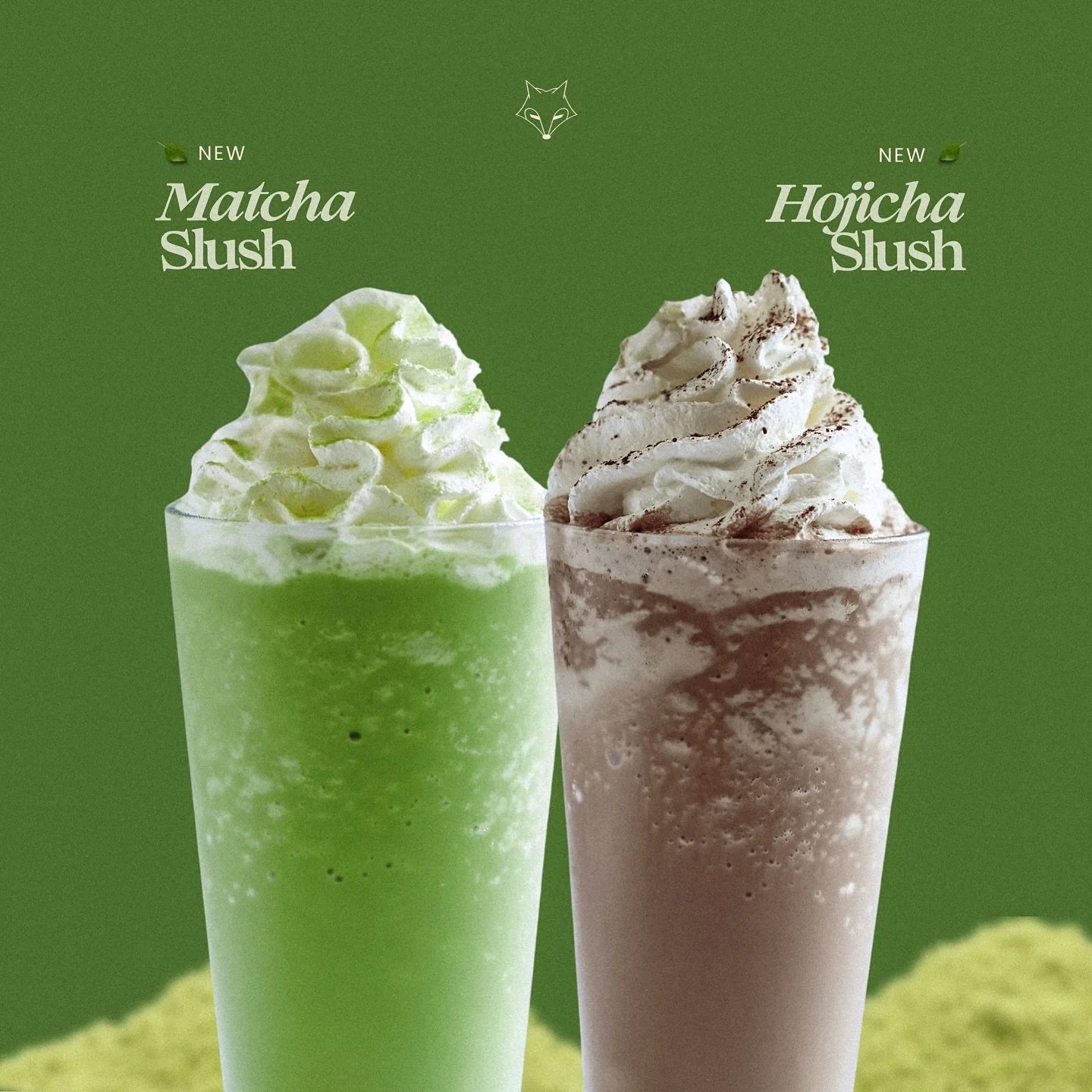 Have you tried our specialty ice-blended tea drinks? We use only the finest tea powder, imported directly from Kyoto, to bring you the best, most authentic flavour 💚