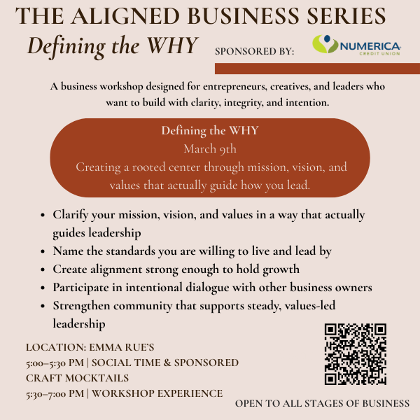 Business Workshop II: Defining the WHY