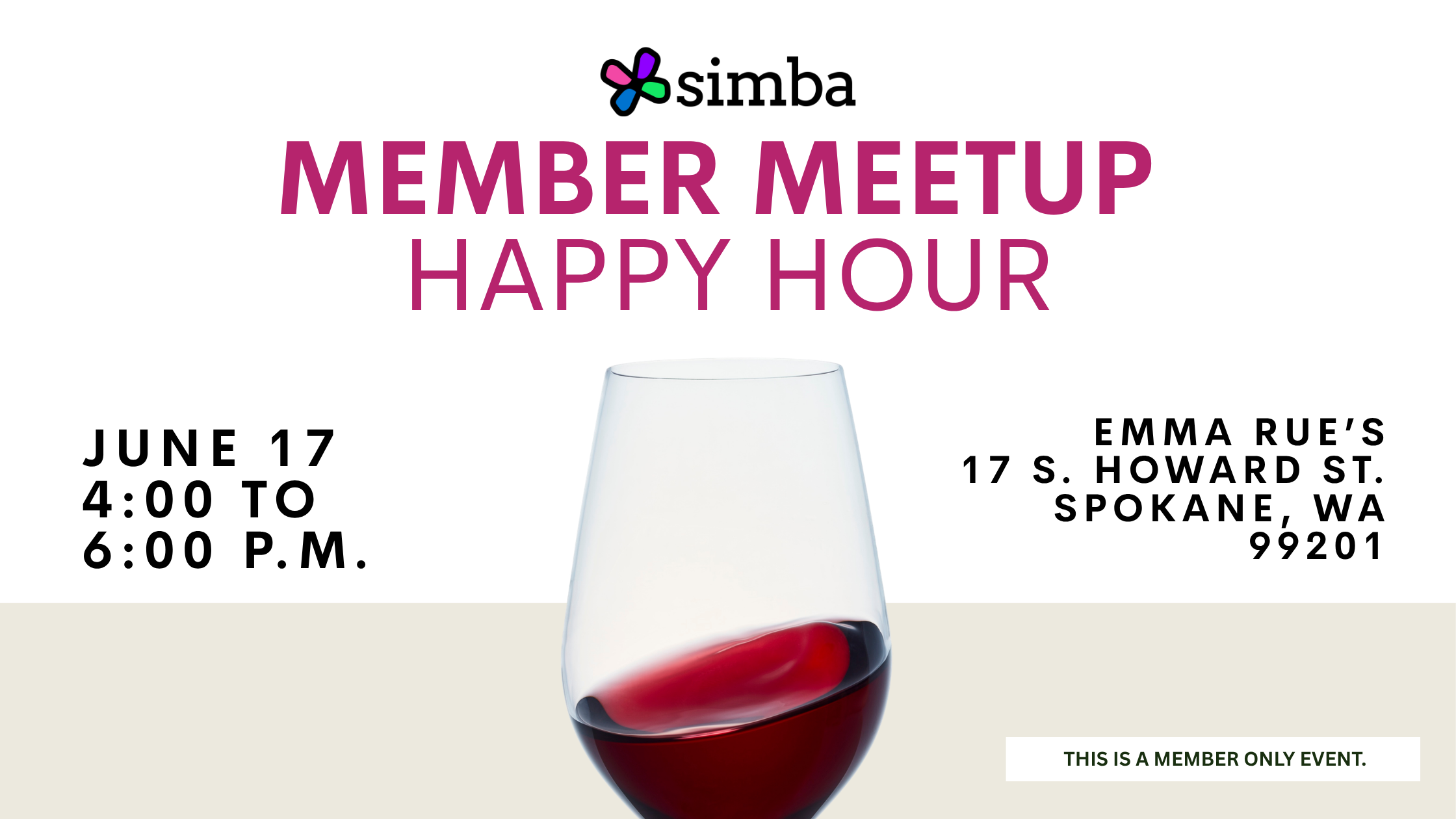 SIMBA Member Meetup Happy Hour