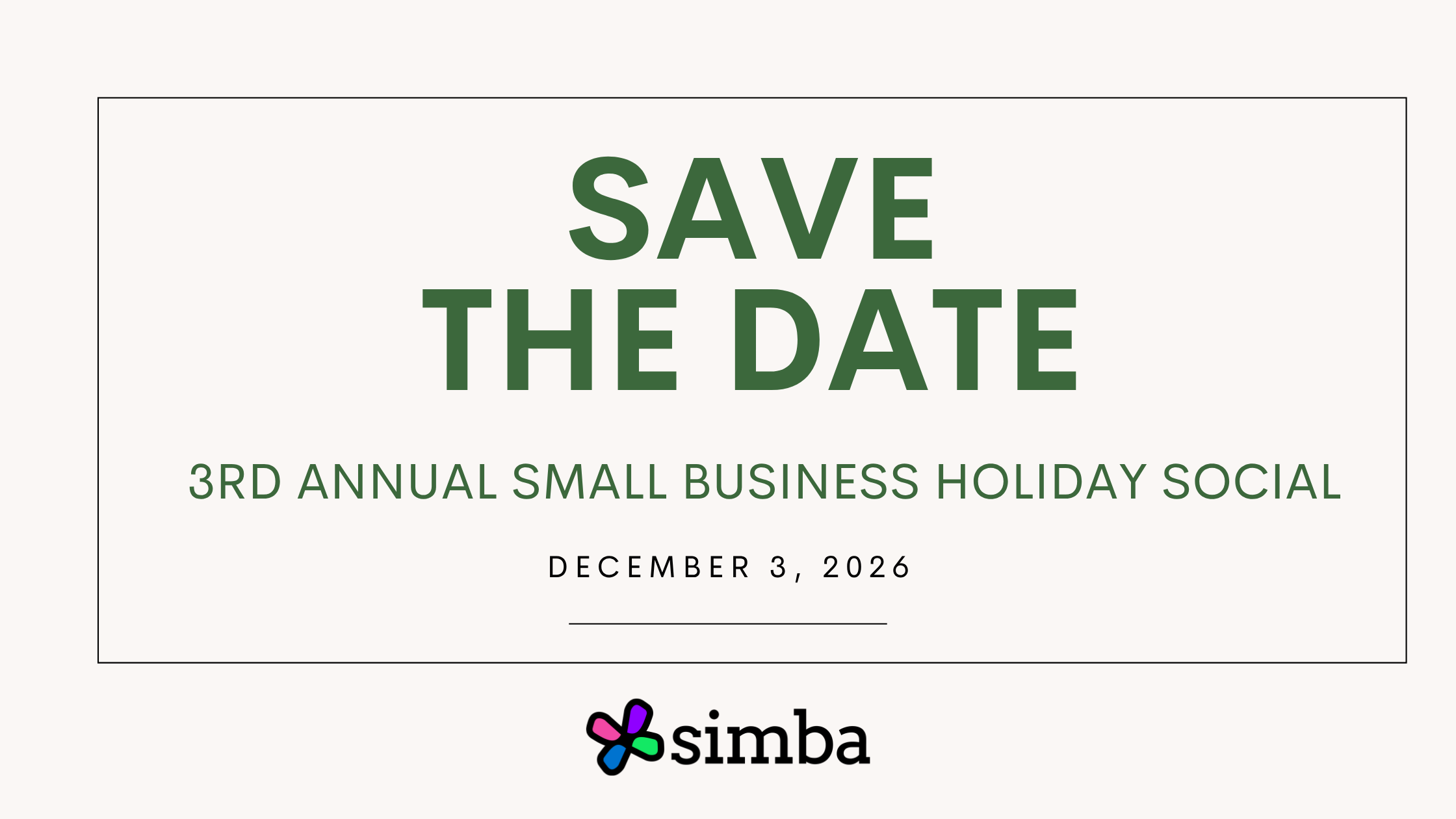 3rd Annual Small Business Holiday Social