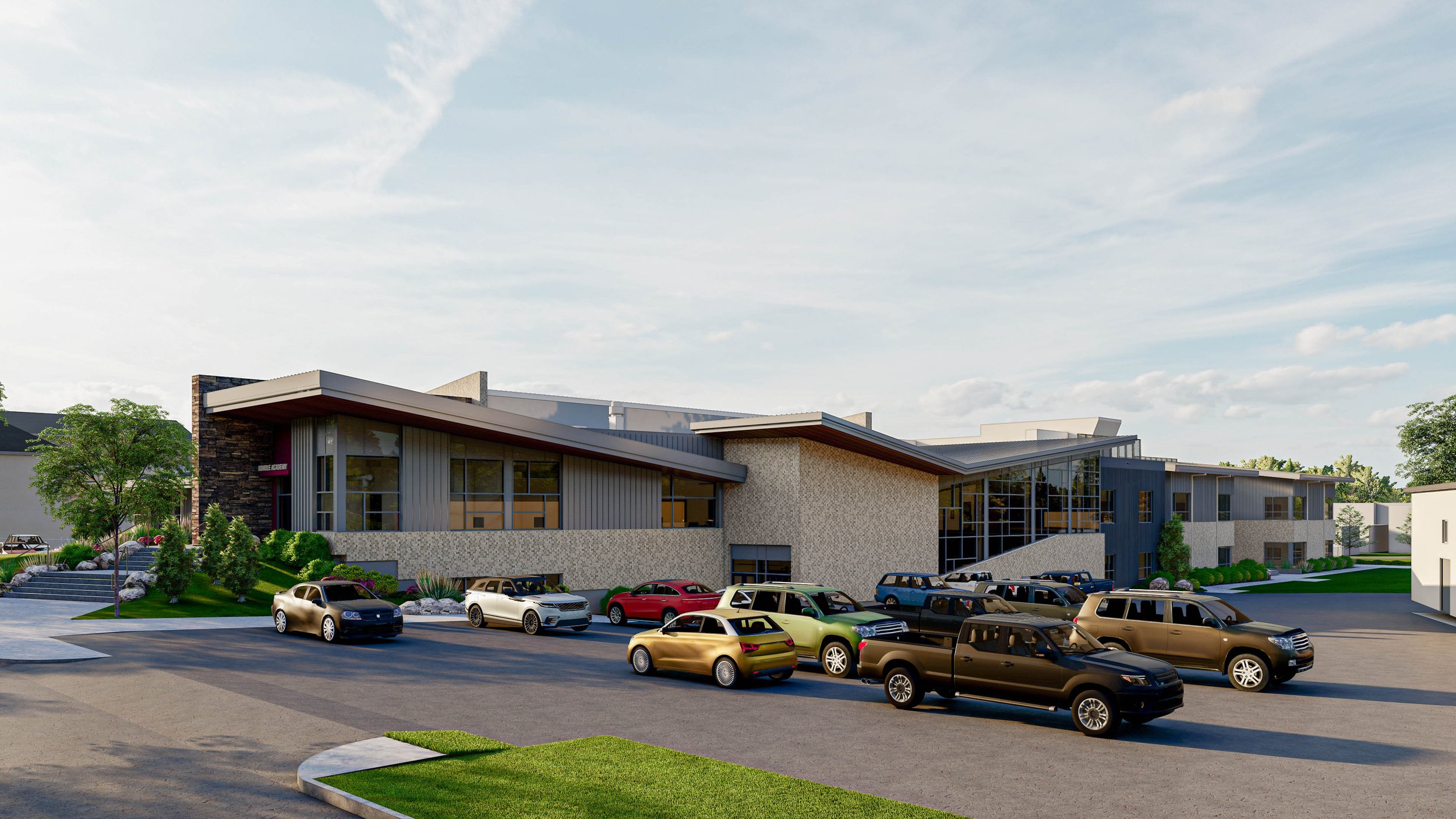 Exterior of Rundle Academy