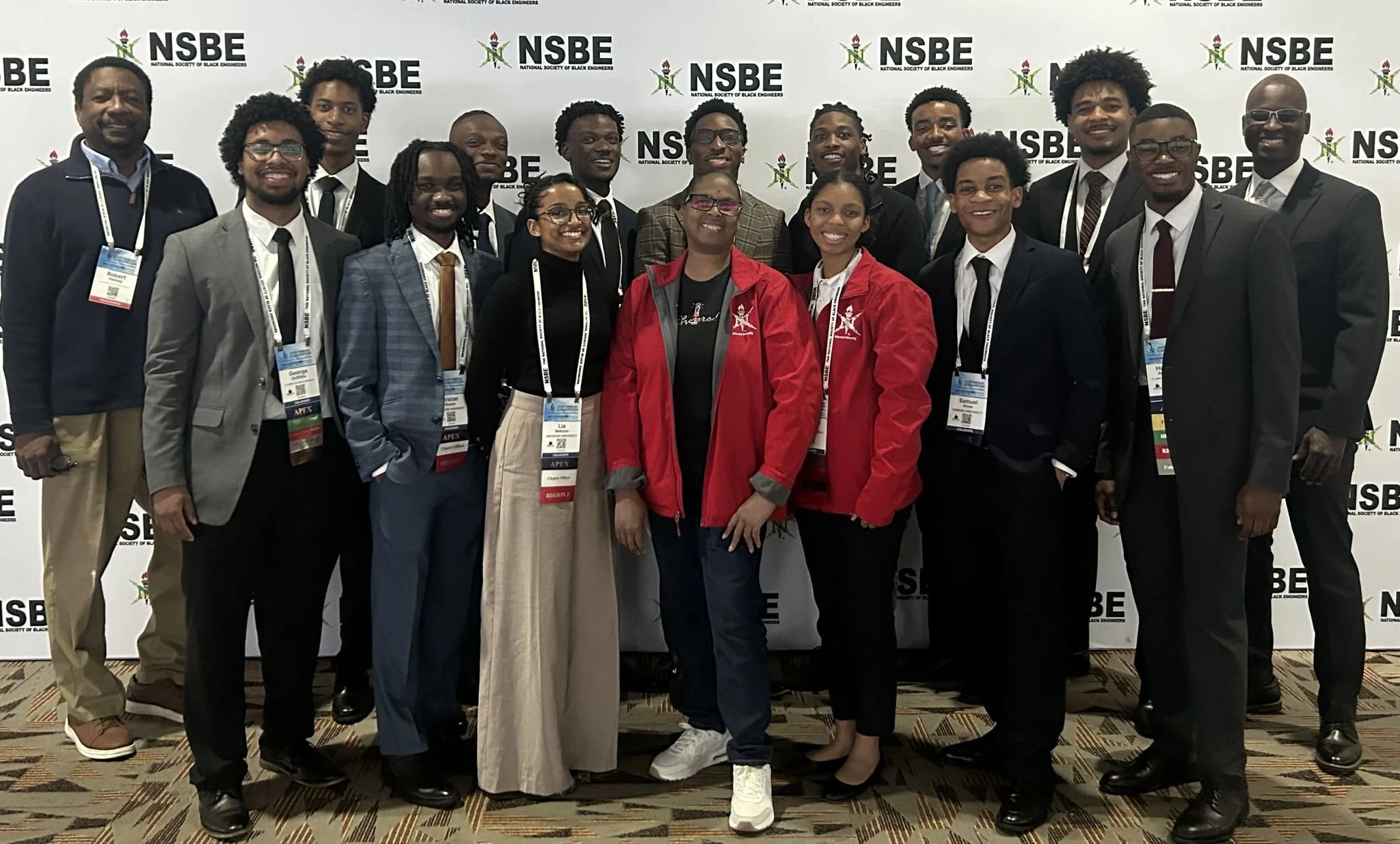Image of students at a convention