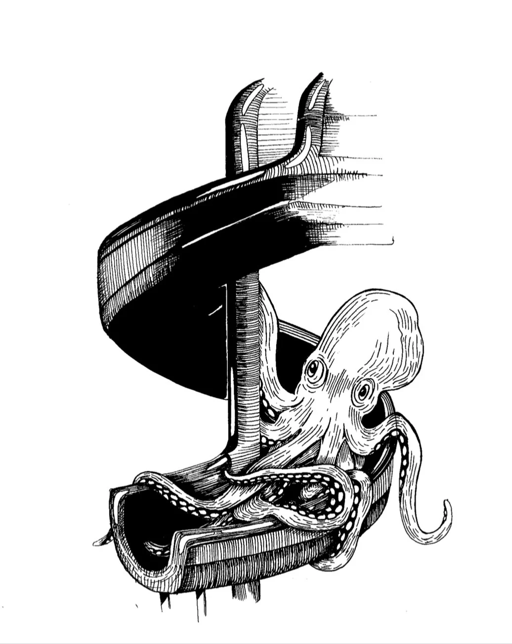 Slippery Octopus (Ink)