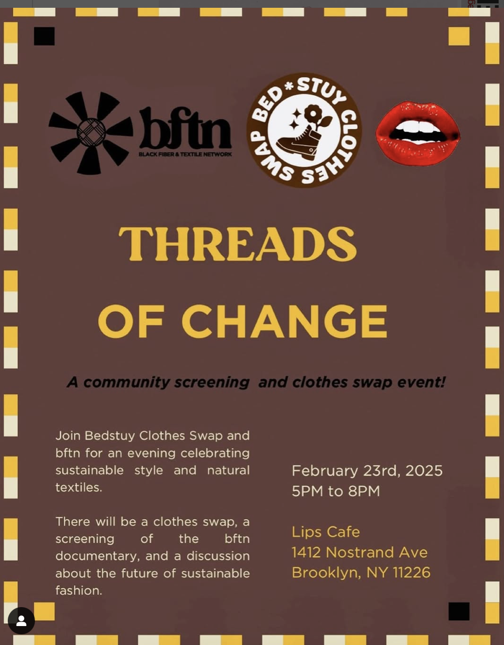 Clothing swap Bedstuy