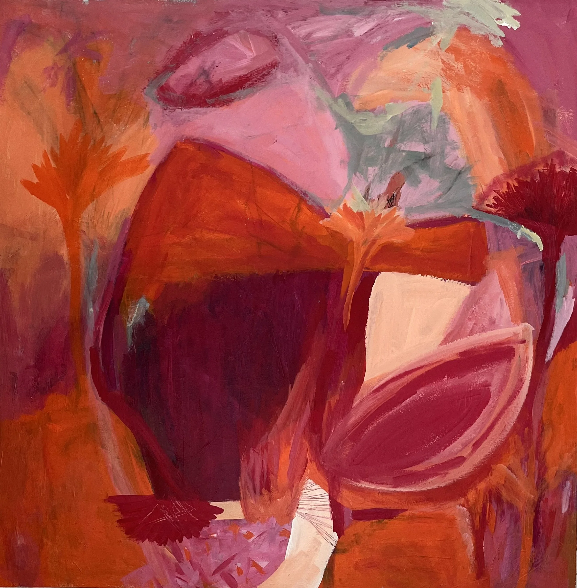 Don't Burst My Bubble - 36" x 36" - Acrylic on canvas - $950