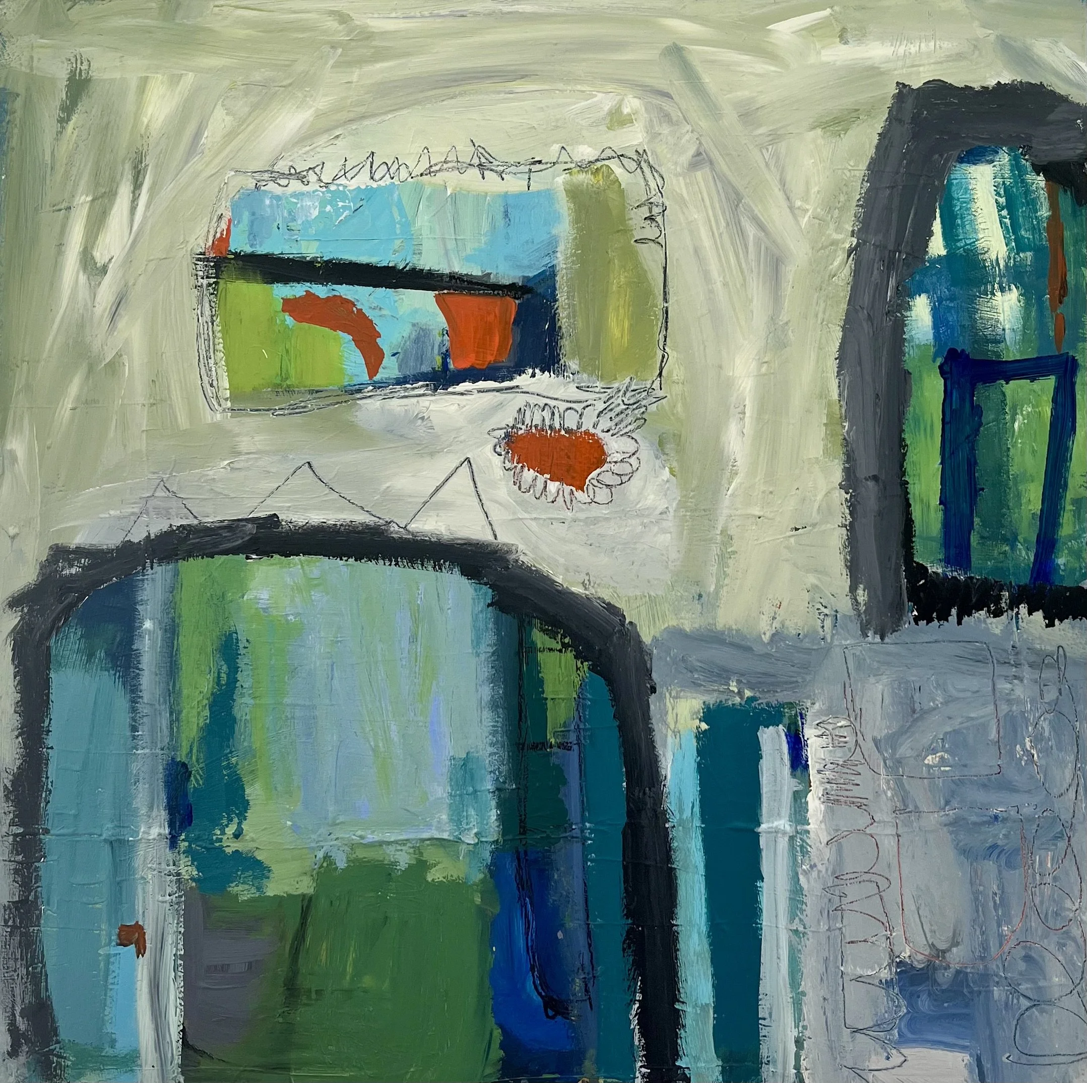 Coming Home - Acrylic on canvas - 24” x 24” - $675