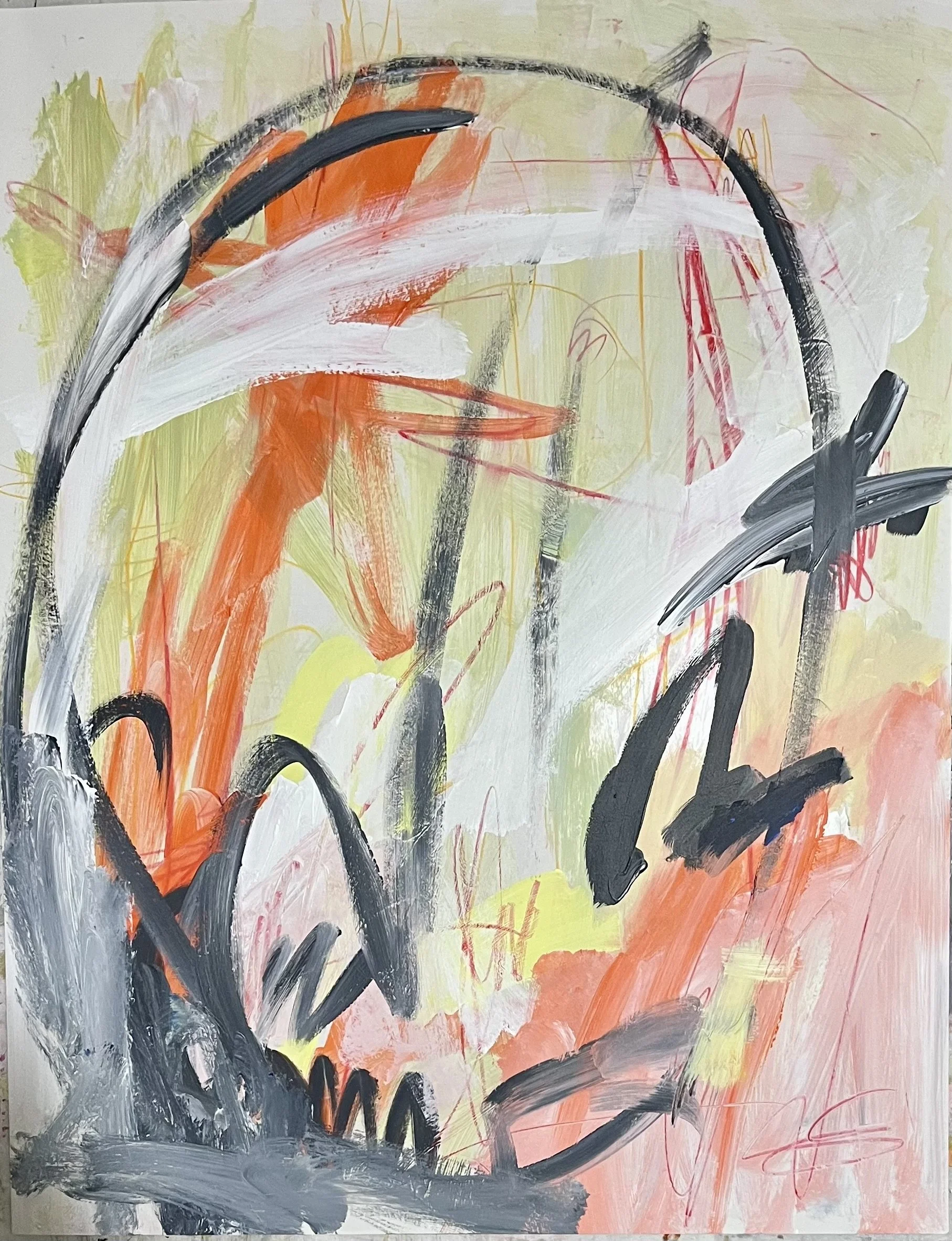 22” x 28” - Acrylic on paper - $200