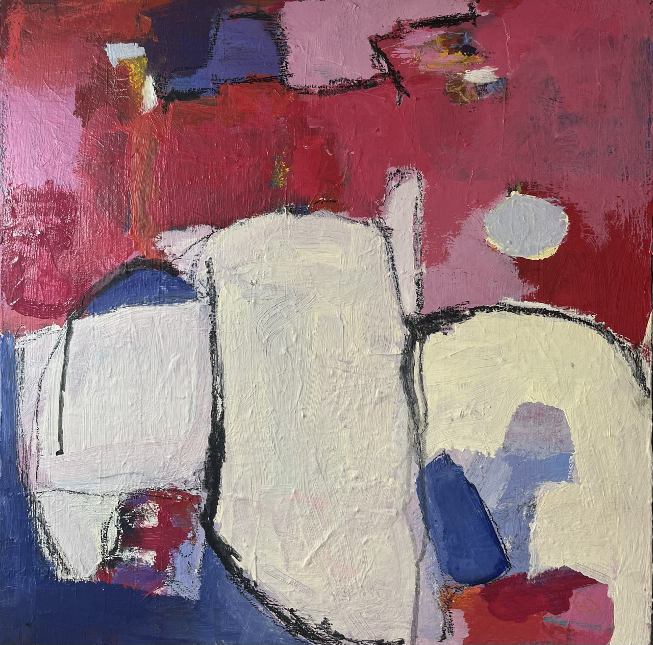 Voila - 20” x 20” - Acrylic and pencil on canvas (SOLD)