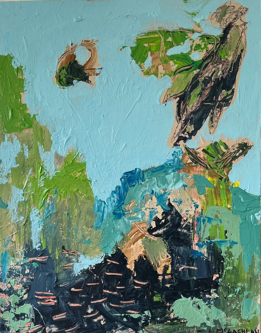 Fairyland - 16" x 20" - Acrylic on canvas - $425