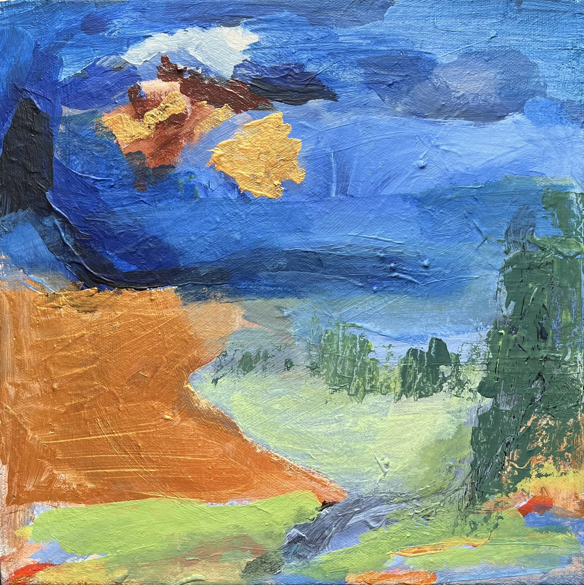 Wander - 12” x 12” - Acrylic on canvas - $250