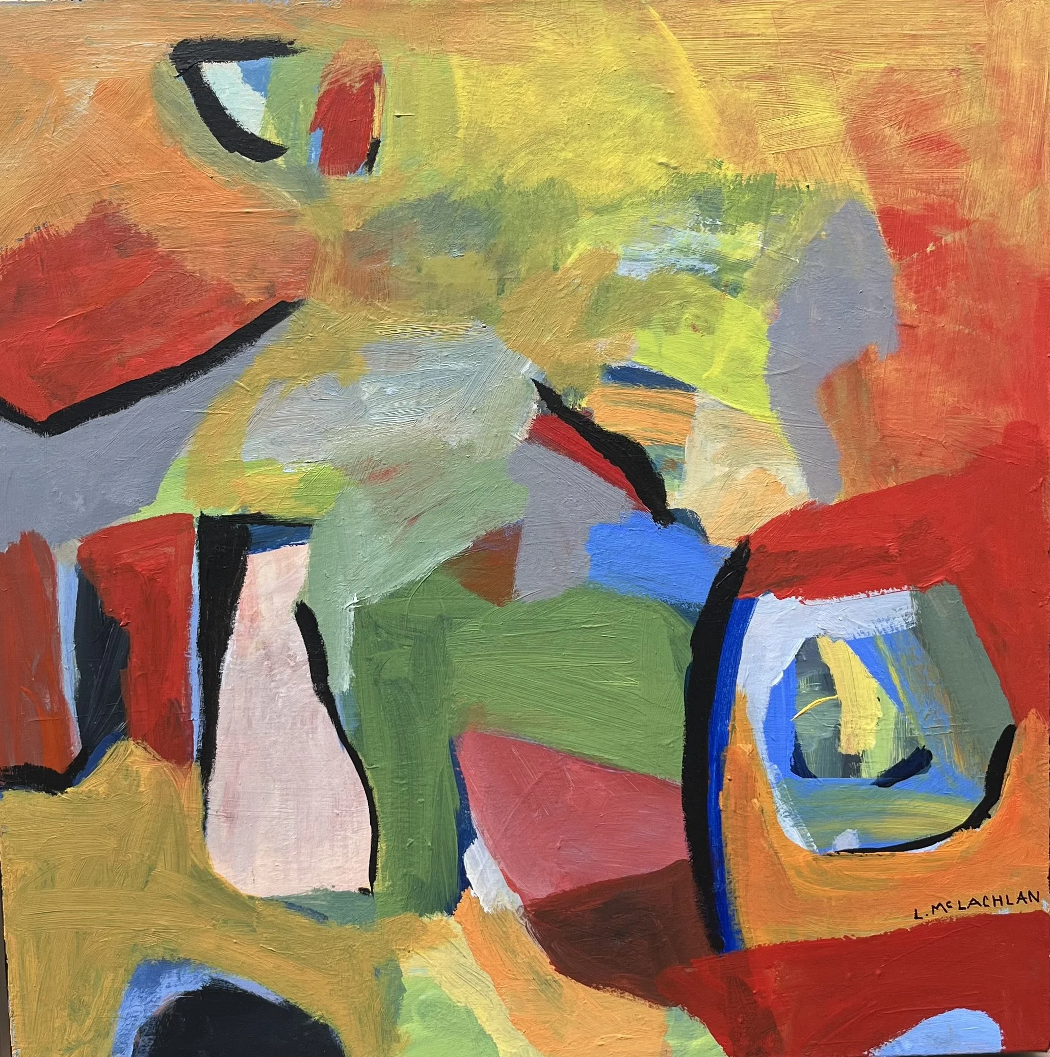 In An Instant - 24” x 24” - Acrylic on canvas (framed) - SOLD