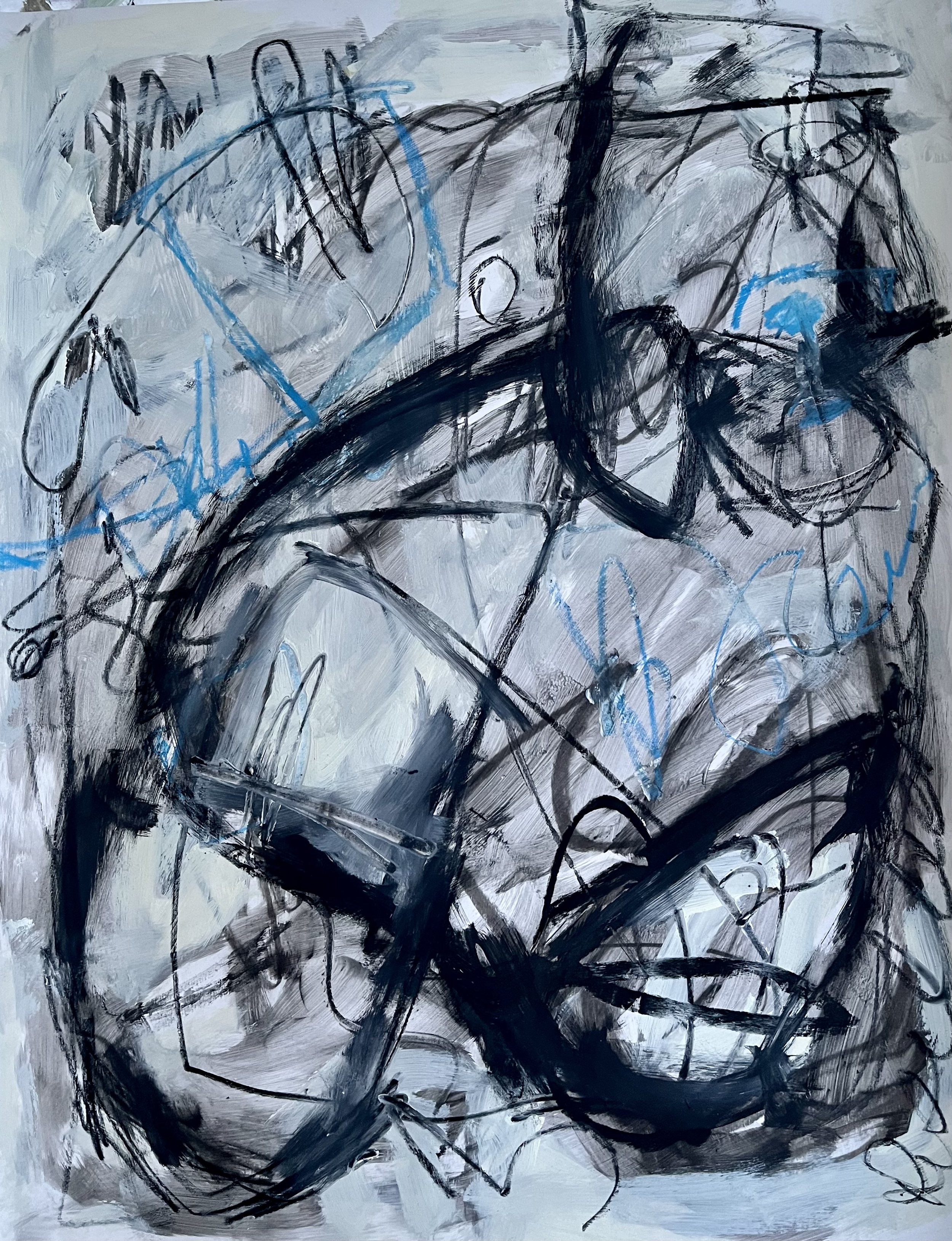 22” x 28” - Acrylic on paper - $200