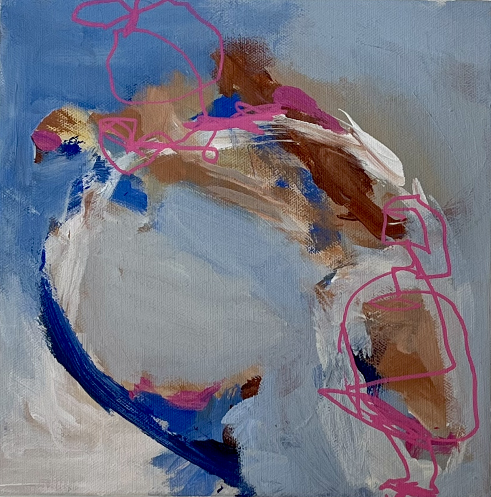 Take Off - 10" x 10" - Acrylic on canvas - $250