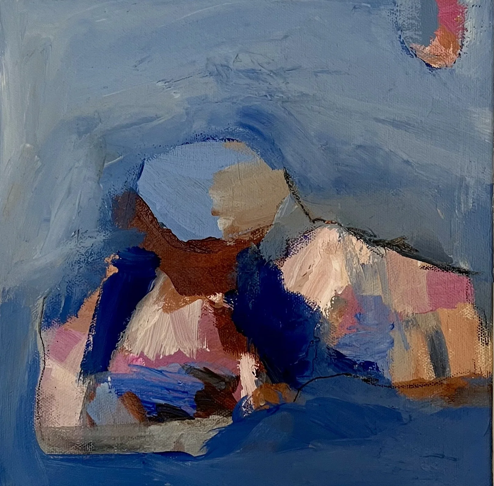 In The Moment - 10" x 10" - Acrylic on canvas - $250