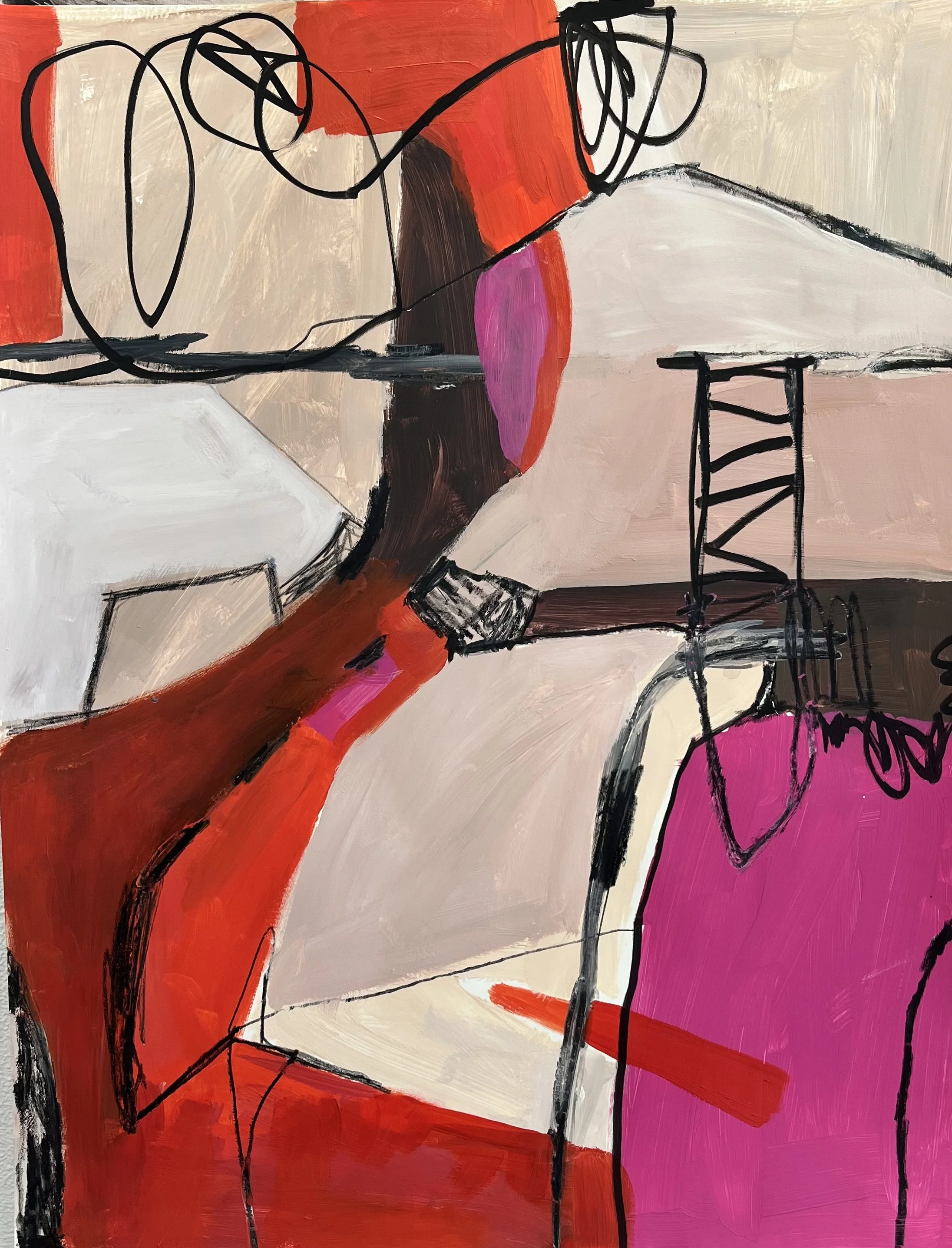 22” x 28” - Acrylic on paper - $200