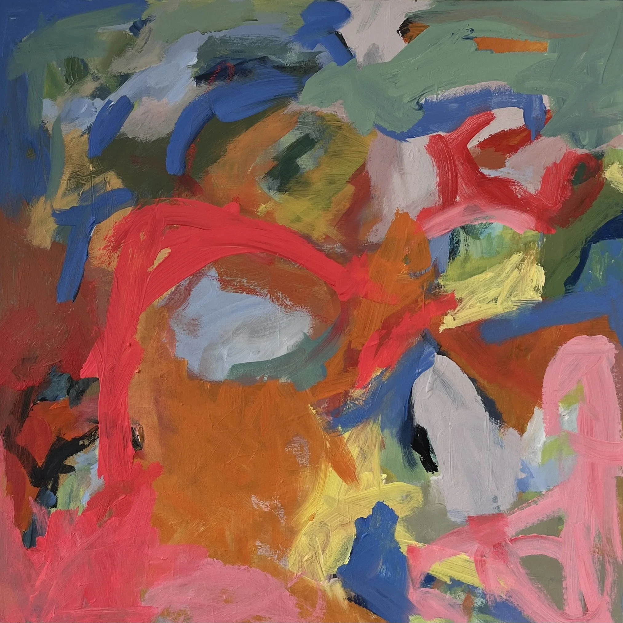 Keep Walking - 24” x 24” - Acrylic on canvas - $575
