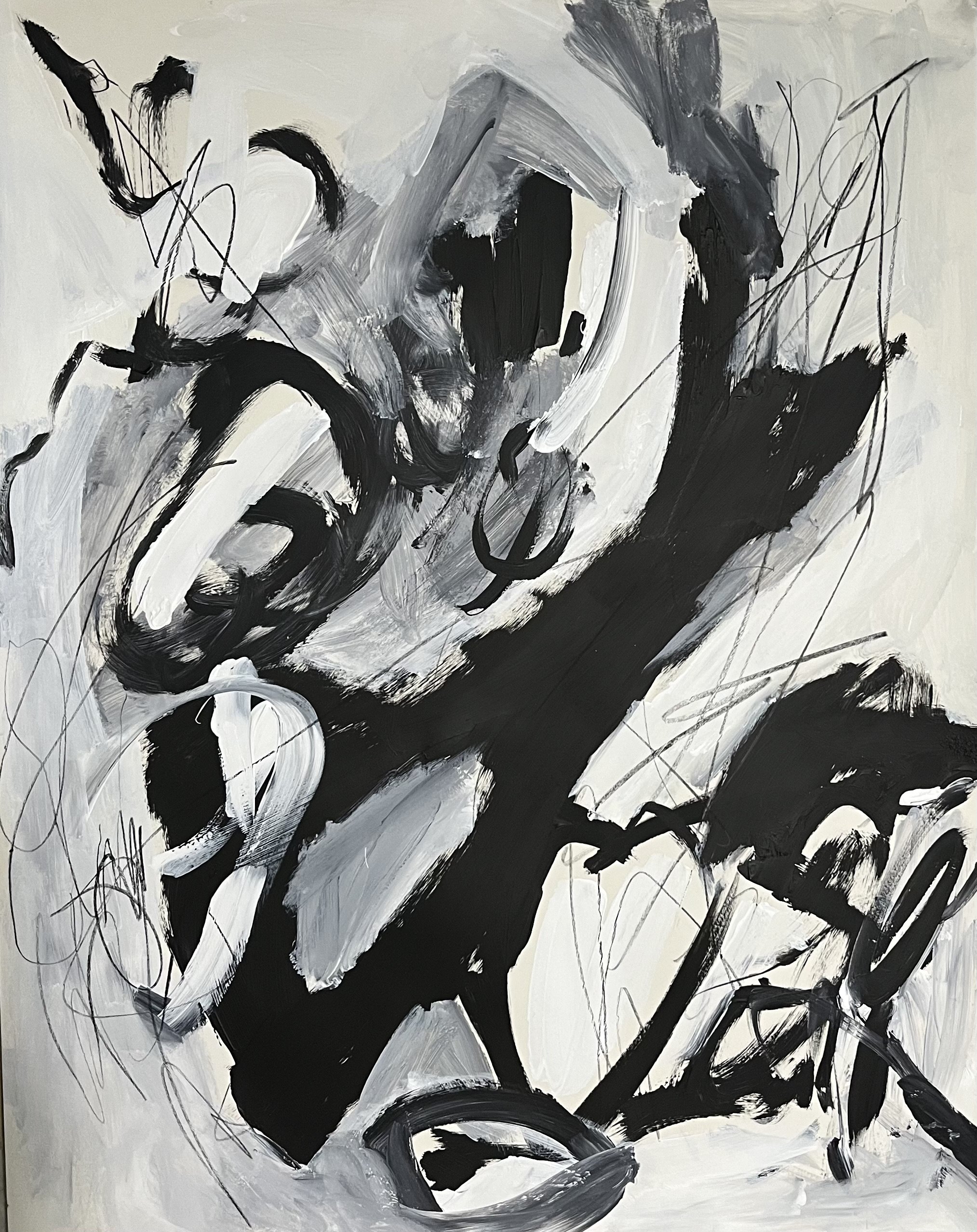 22” x 28” - Acrylic on paper - $200