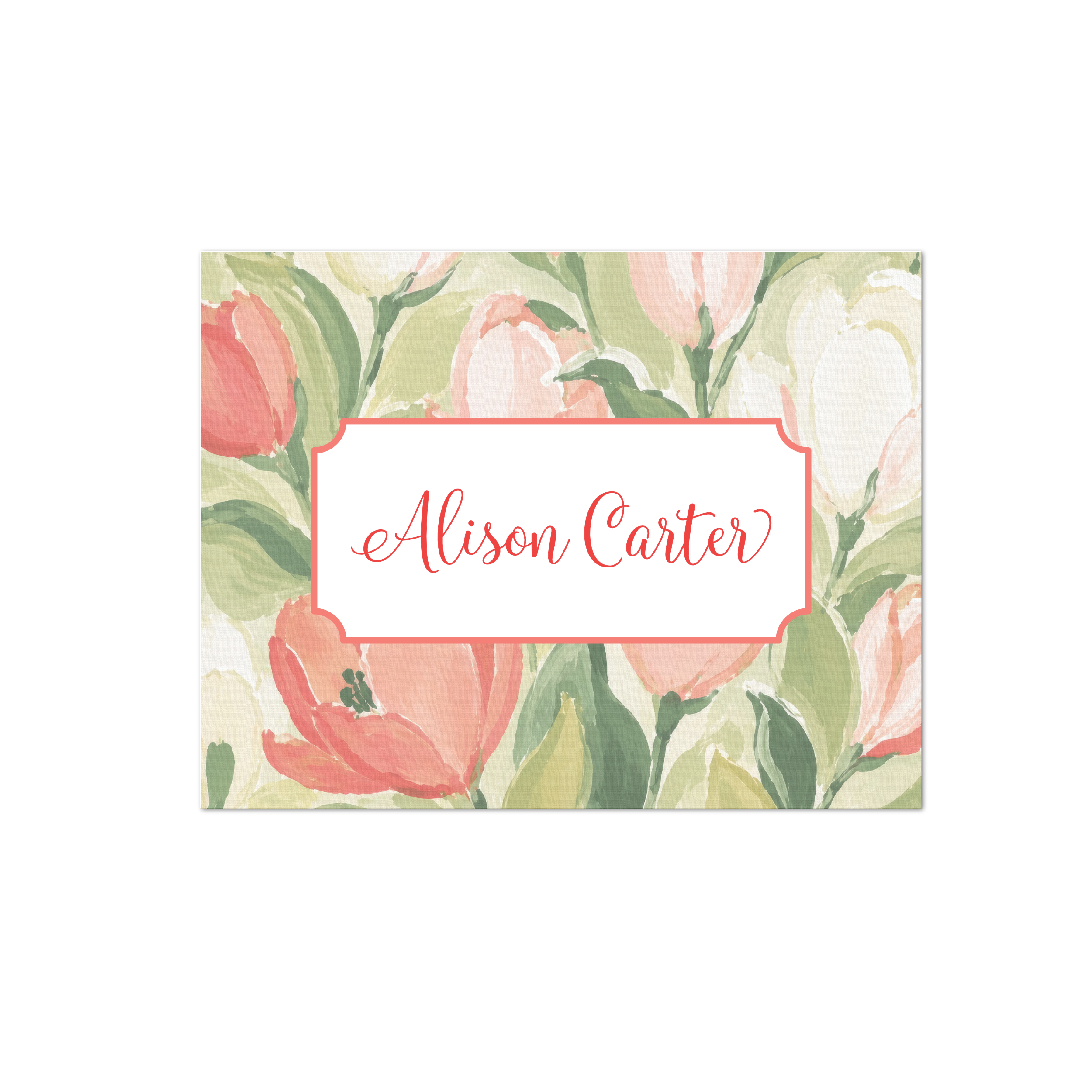 New! Flower Garden 3- Folded Note Cards