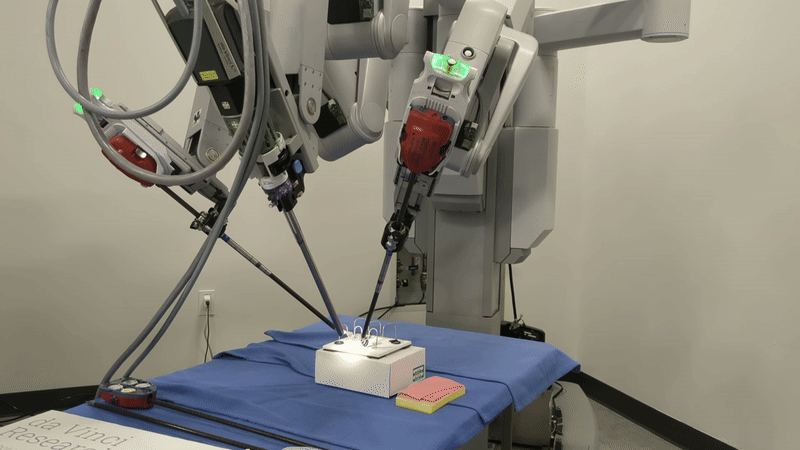 daVinci arms in motion