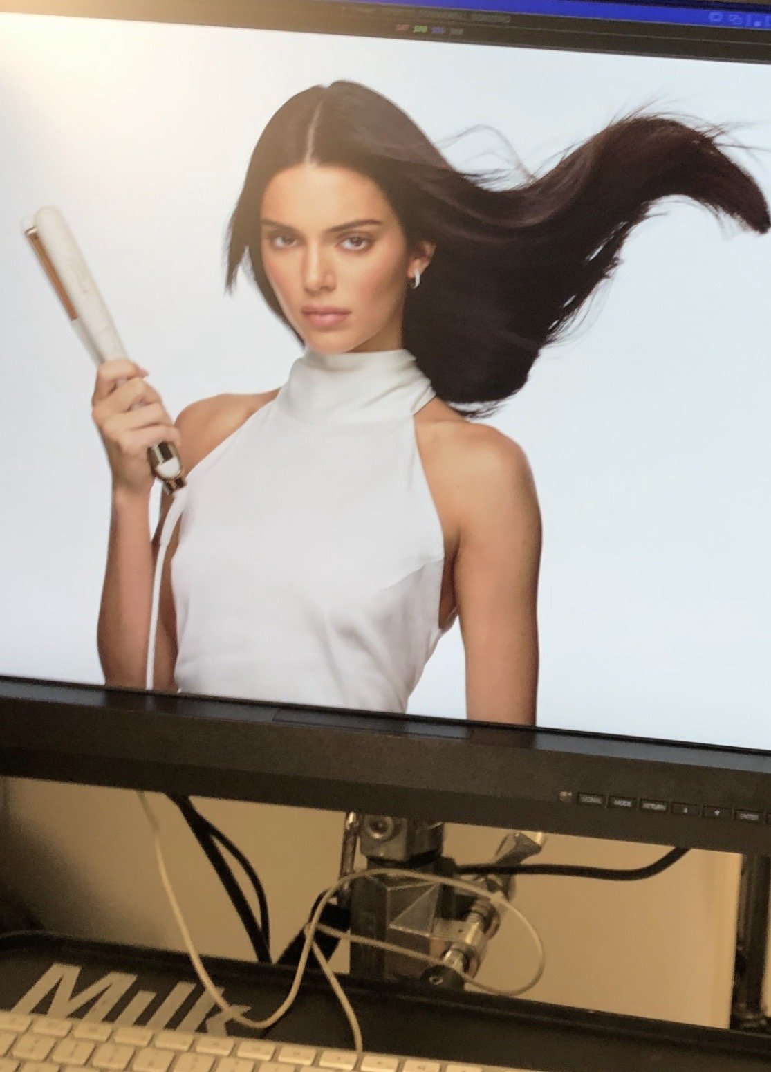 Ken Arthur hair with Kendal Jenner in LA
