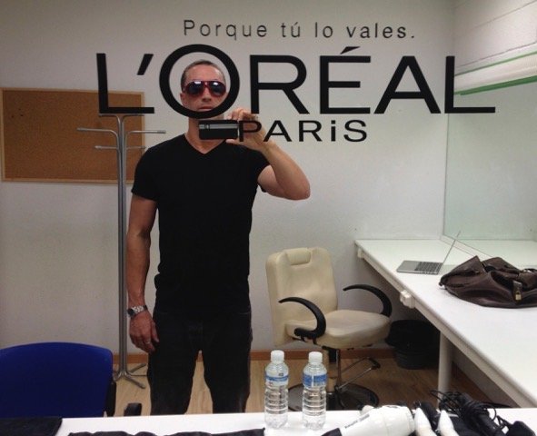 Ken Arthur, in Milan Italy, for LÓreal Paris